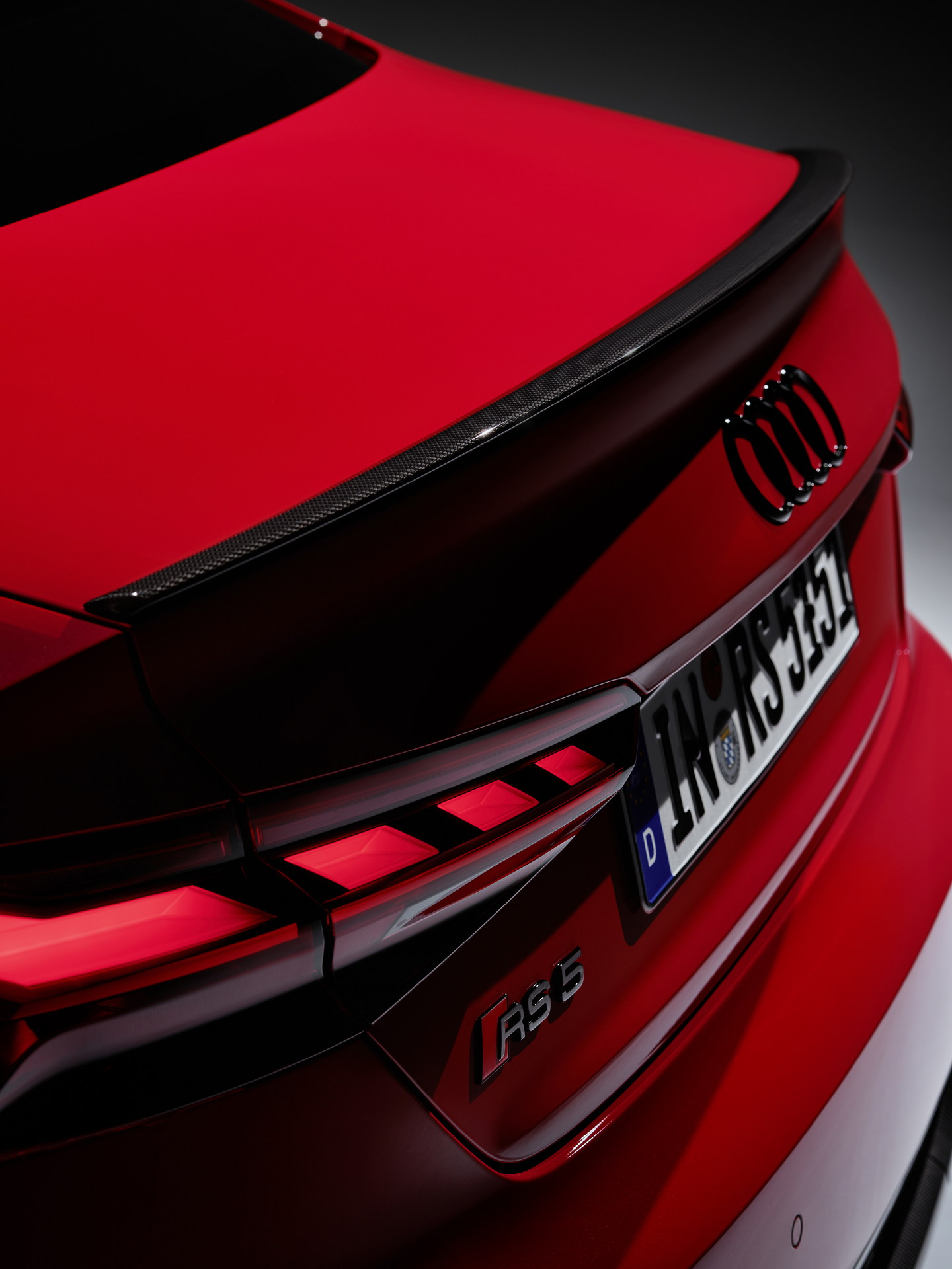 Download 2023 Audi RS5 Coupé Competition Plus - Spoiler HD Phone Wallpaper 1440x1920 #82