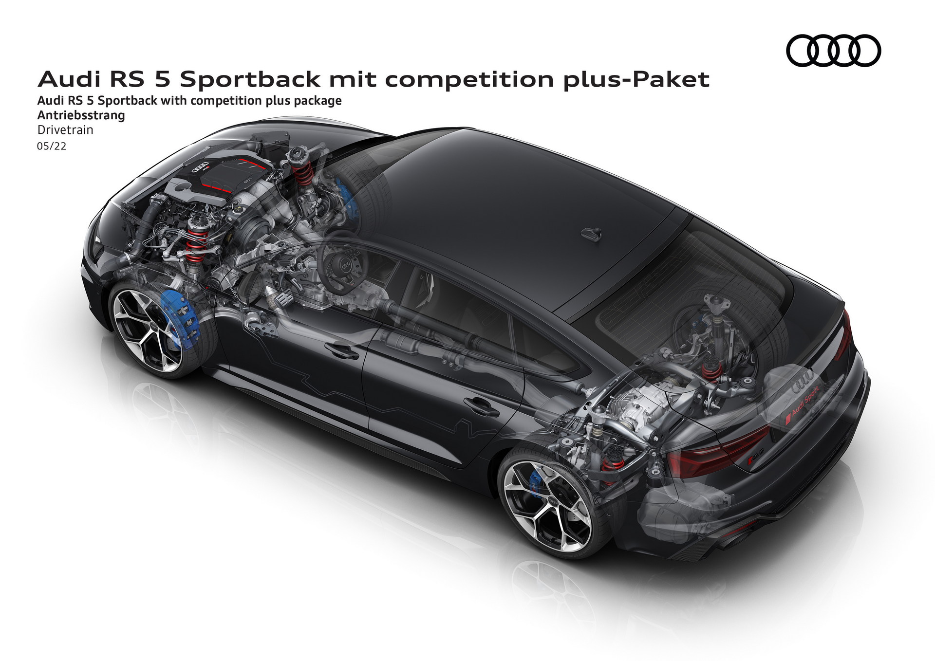 Download 2023 Audi RS5 Sportback Competition Plus - Drivetrain HD Wallpaper 1920x1358 #45
