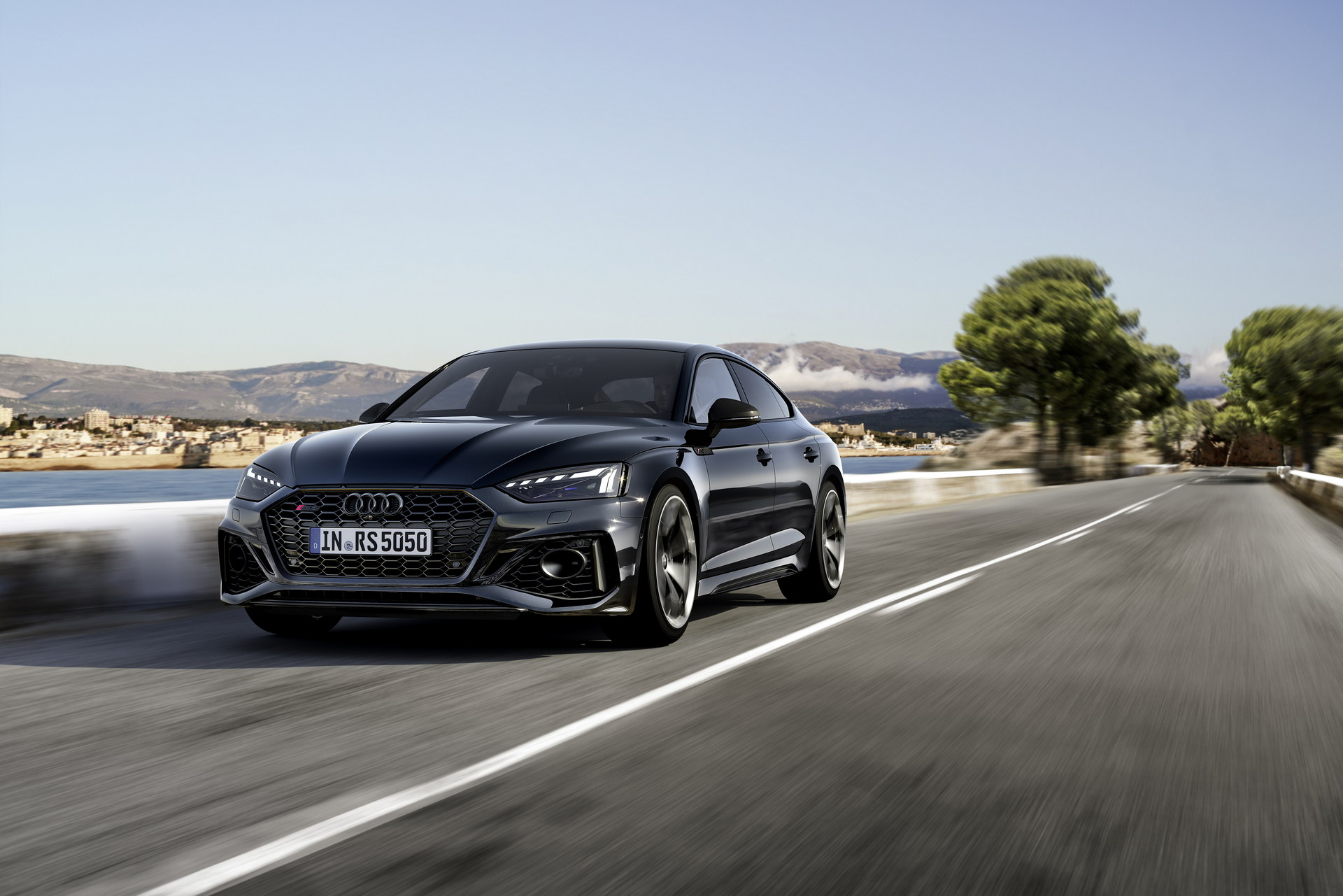 Download 2023 Audi RS5 Sportback Competition Plus - Front HD Wallpaper 1920x1281 #2