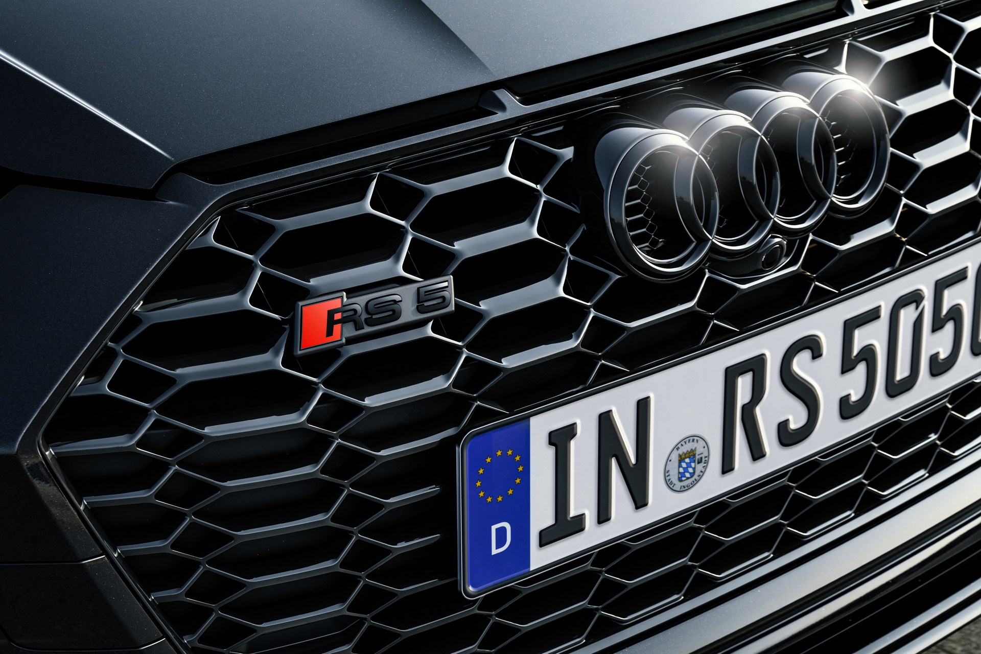 Download 2023 Audi RS5 Sportback Competition Plus - Grille HD Wallpaper 1920x1280 #27