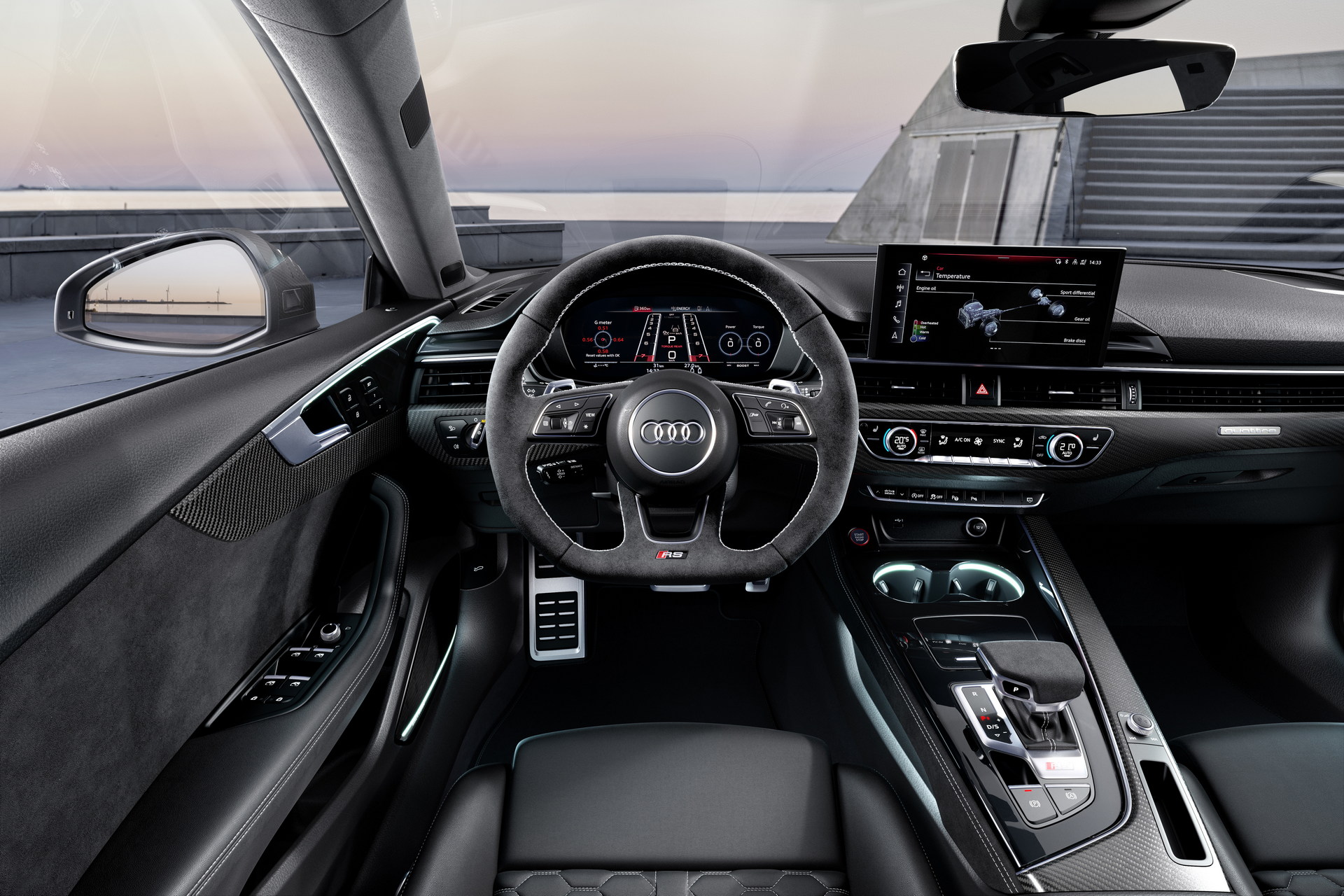 Download 2023 Audi RS5 Sportback Competition Plus - Interior, Cockpit HD Wallpaper 1920x1280 #34