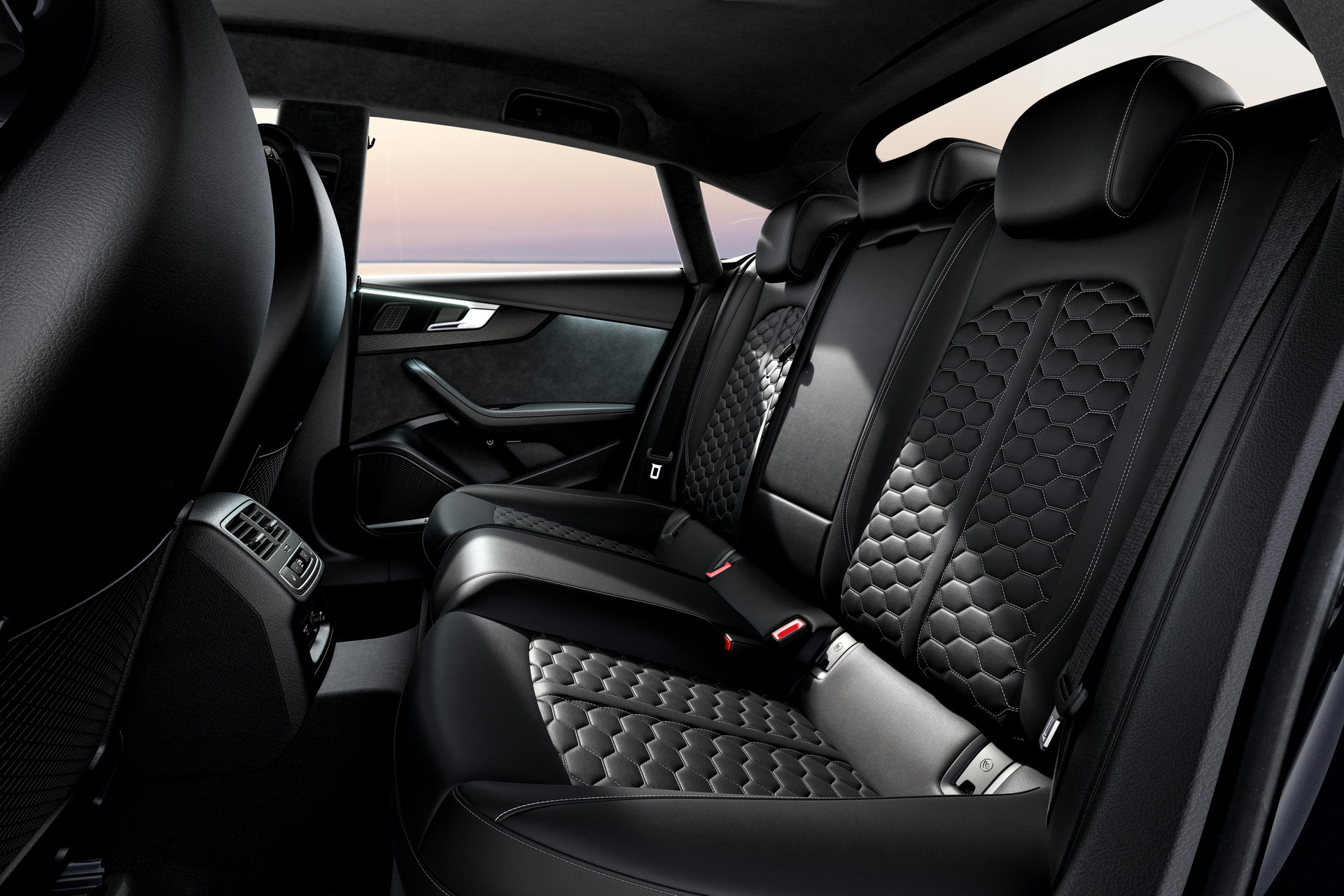 Download 2023 Audi RS5 Sportback Competition Plus - Interior, Rear Seats HD Wallpaper 1920x1280 #37