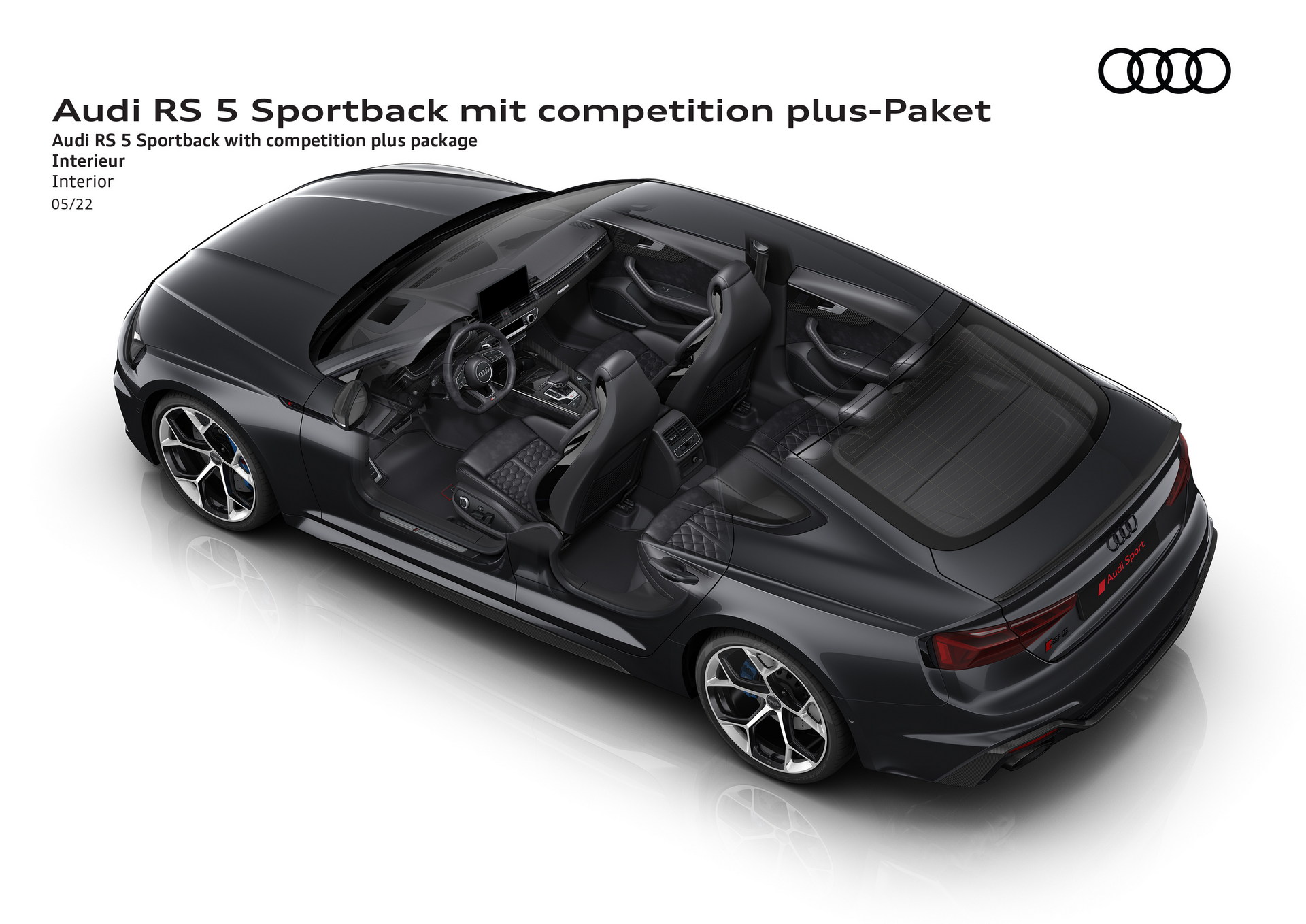 Download 2023 Audi RS5 Sportback Competition Plus - Interior HD Wallpaper 1920x1358 #39