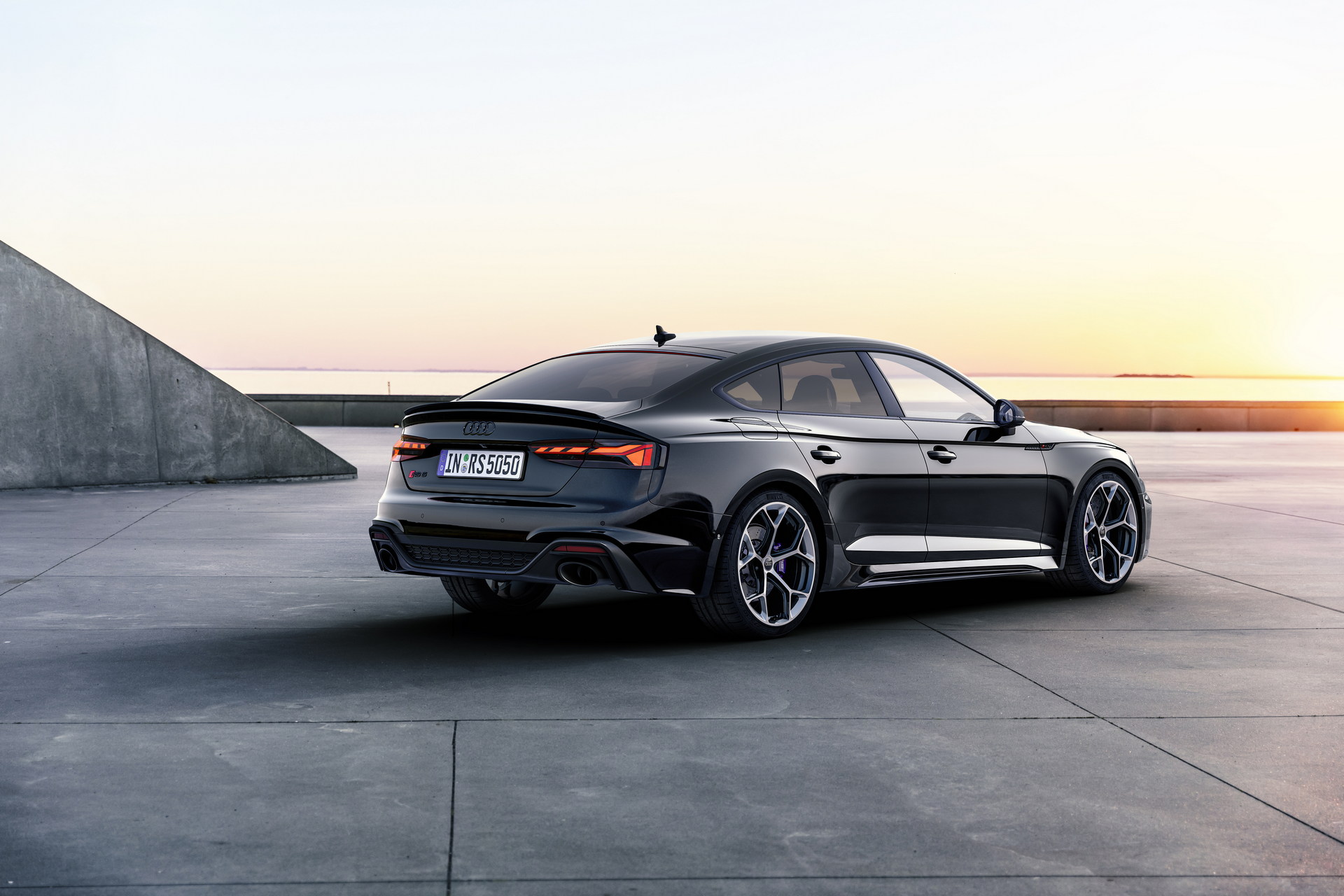Download 2023 Audi RS5 Sportback Competition Plus - Rear Three-Quarter HD Wallpaper 1920x1280 #11