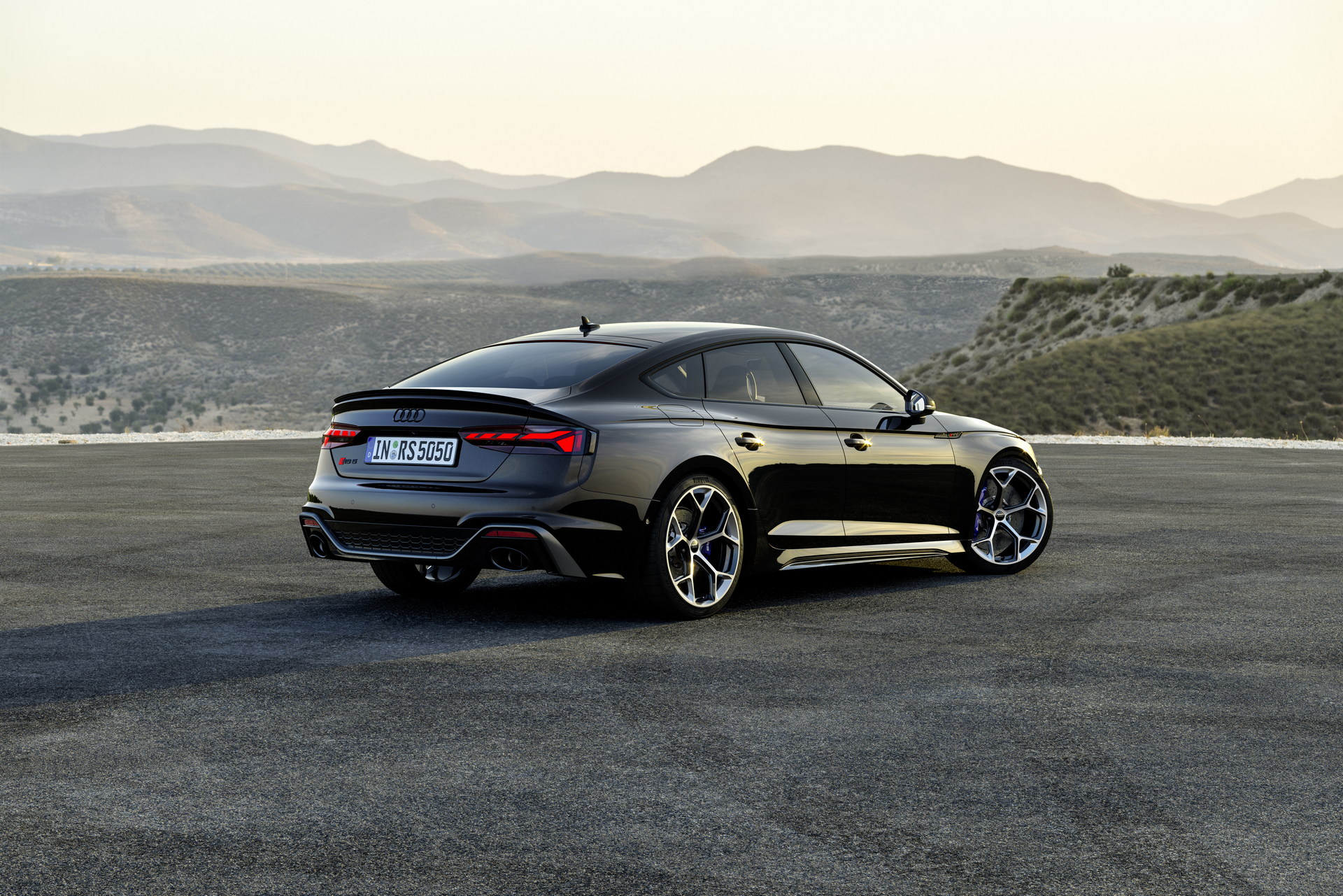 Download 2023 Audi RS5 Sportback Competition Plus - Rear Three-Quarter HD Wallpaper 1920x1281 #19