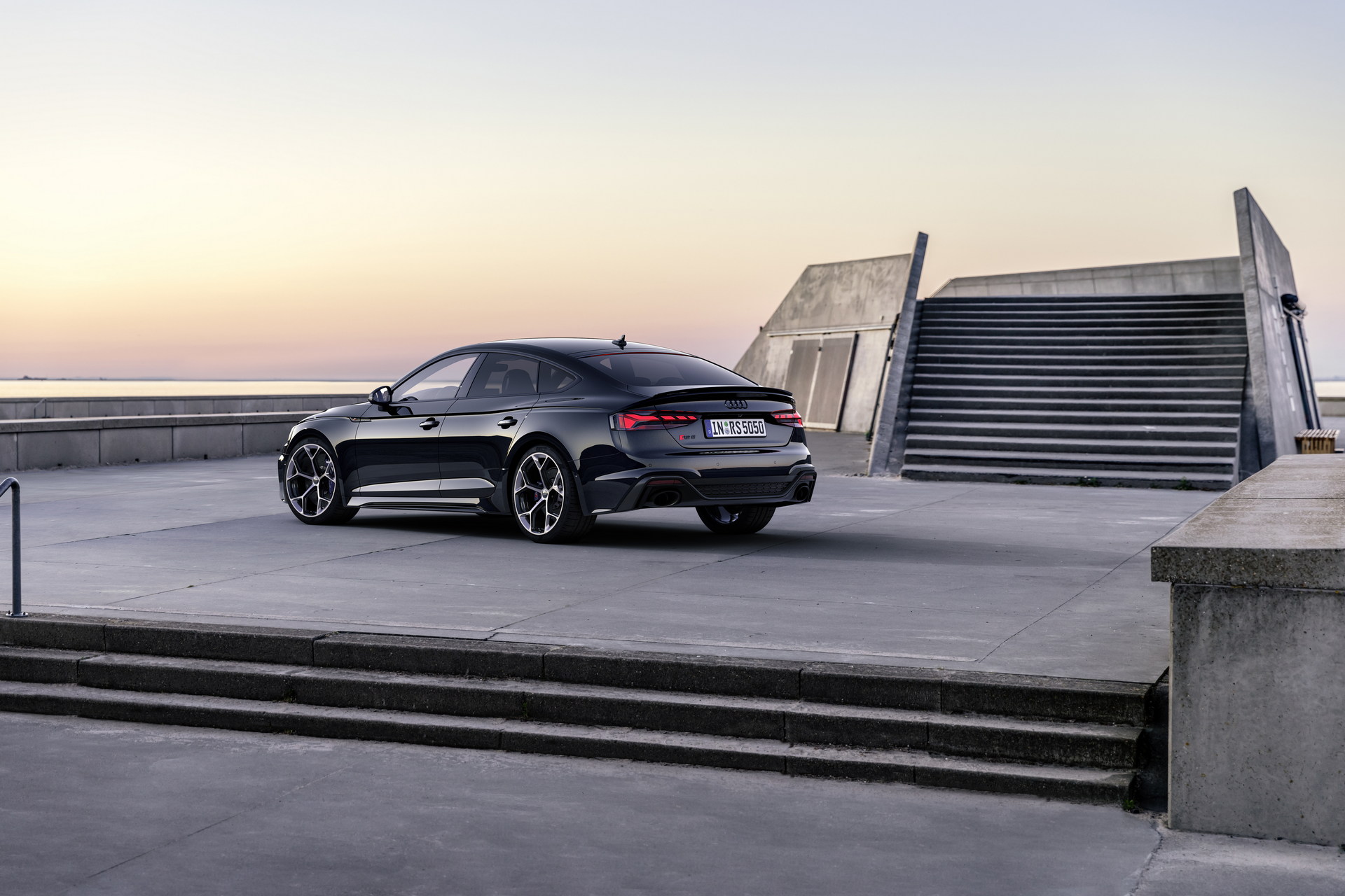 Download 2023 Audi RS5 Sportback Competition Plus - Rear Three-Quarter HD Wallpaper 1920x1280 #12