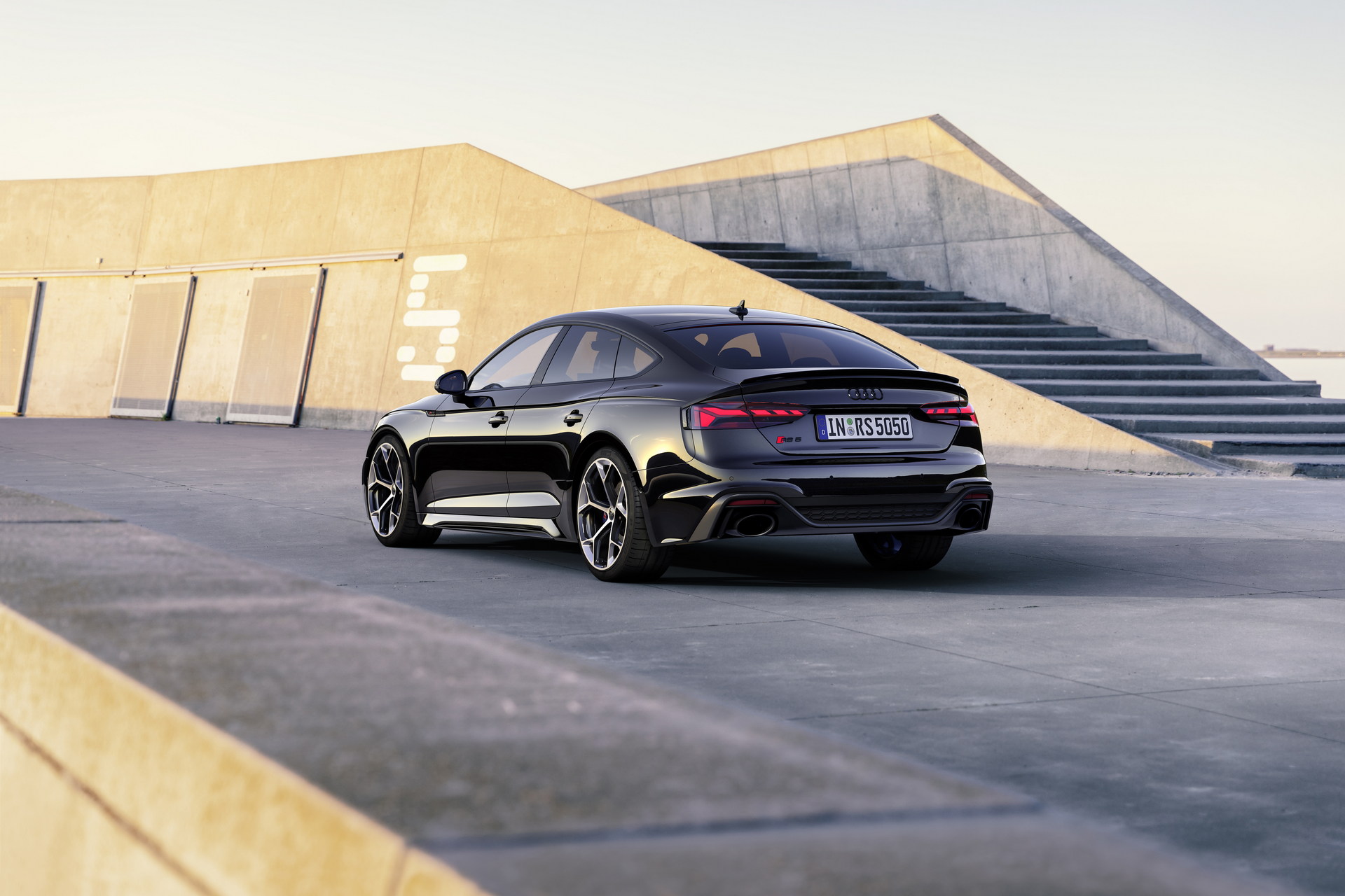 Download 2023 Audi RS5 Sportback Competition Plus - Rear Three-Quarter HD Wallpaper 1920x1280 #13