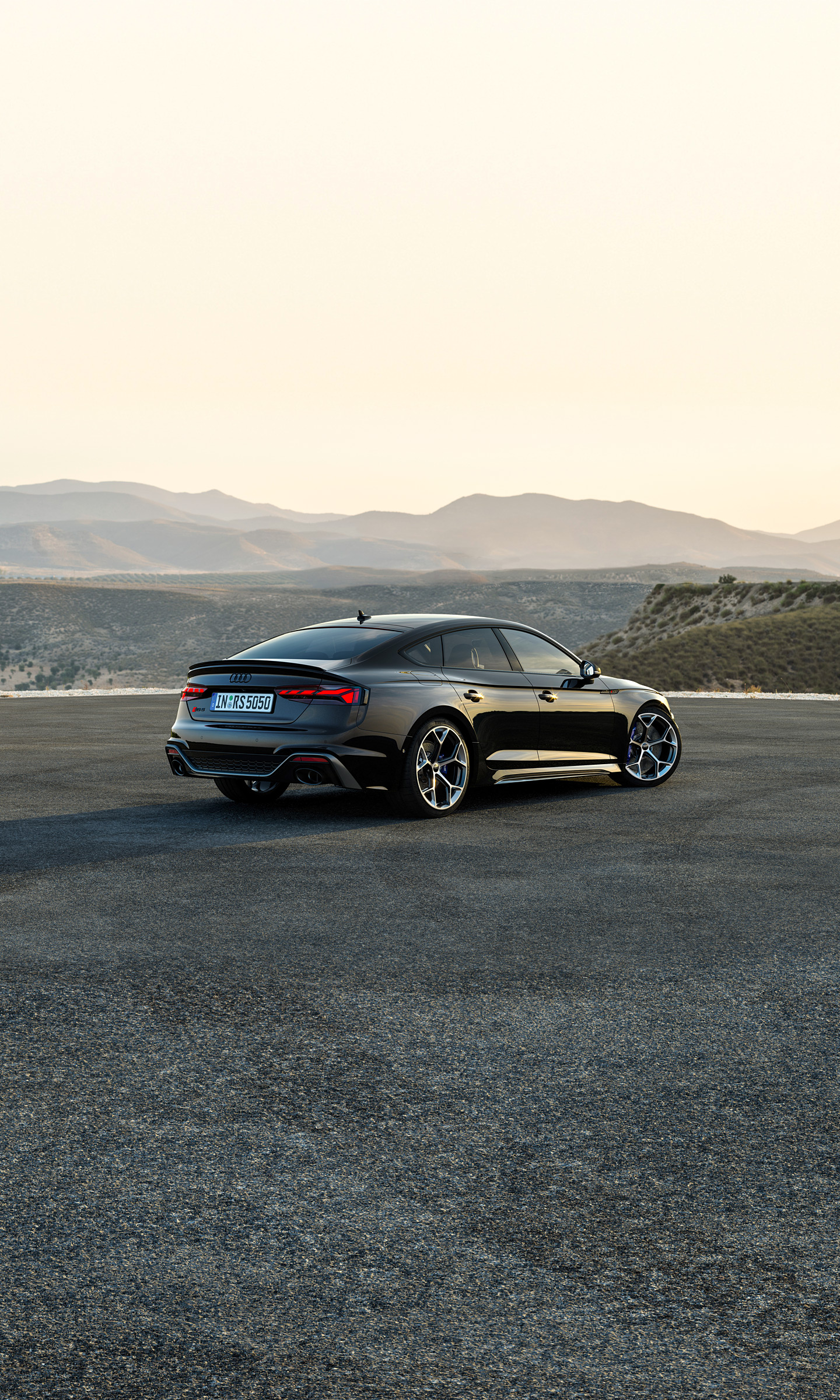 Download 2023 Audi RS5 Sportback Competition Plus - Rear Three-Quarter HD Phone Wallpaper 1440x2400 #21