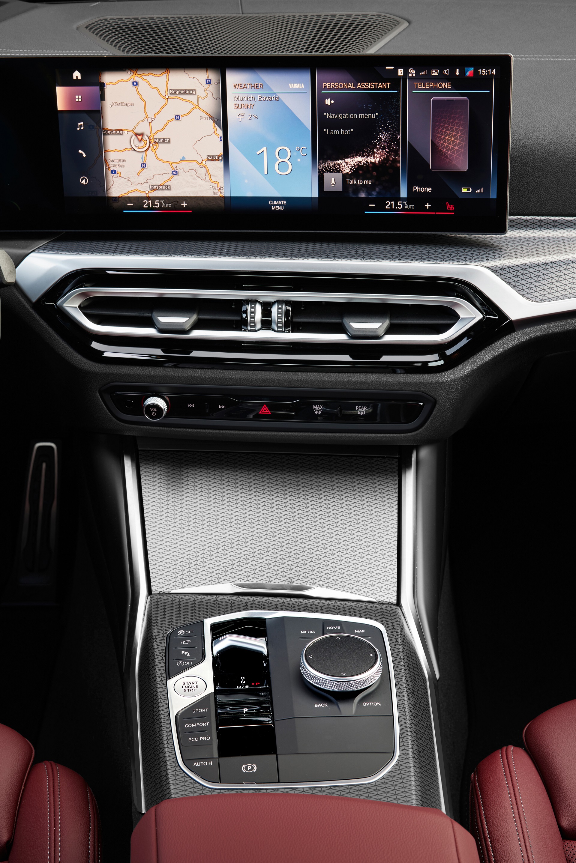 Download 2023 BMW 3-Series Sedan - Central Console HD Phone Wallpaper 1920x2878 #36