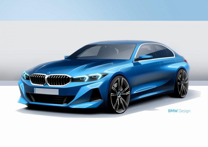 2023 BMW 3-Series Sedan - Design Sketch Wallpaper 850x601 #46