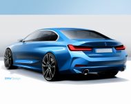 2023 BMW 3-Series Sedan - Design Sketch Wallpaper 190x150