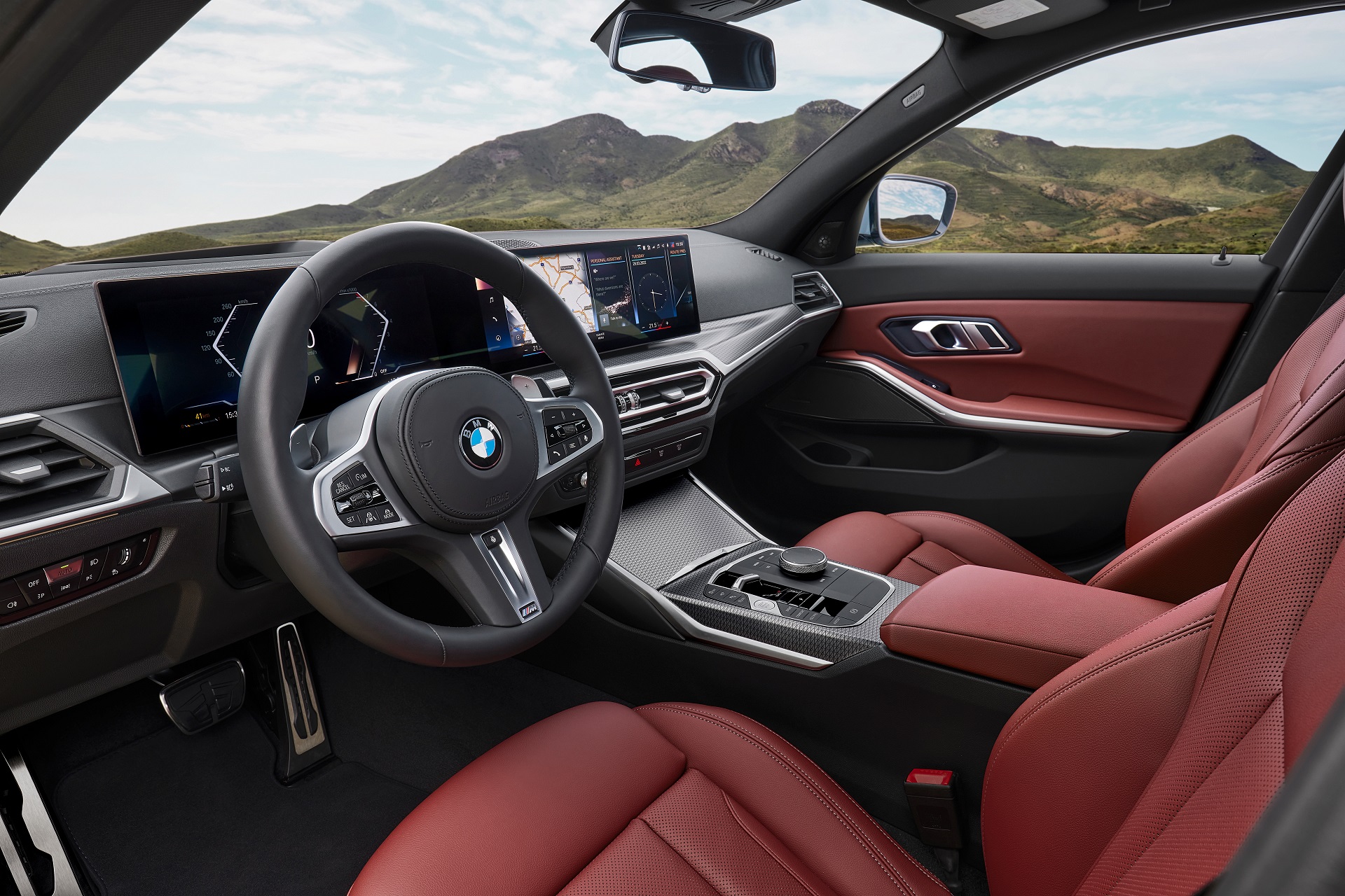 Download 2023 BMW 3-Series Sedan - Interior HD Wallpaper 1920x1280 #39