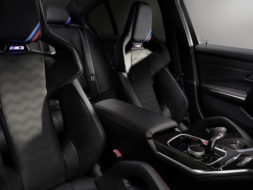 2023 BMW M3 50 Jahre BMW M Edition - Interior, Front Seats Wallpaper 850x638 #15