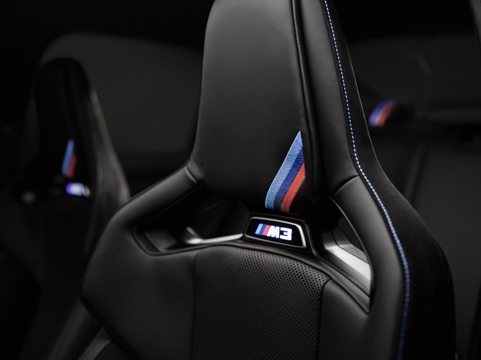 Download 2023 BMW M3 50 Jahre BMW M Edition - Interior, Seats HD Wallpaper 1920x1440 #19