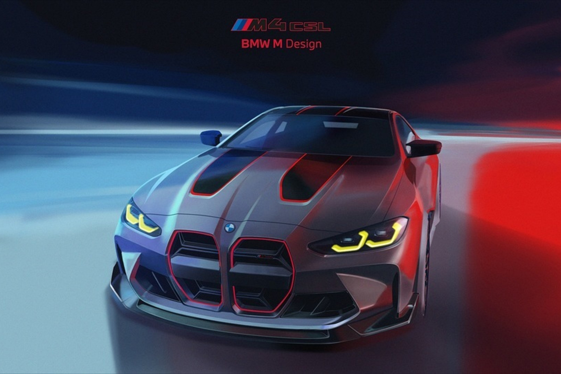 Download 2023 BMW M4 CSL - Design Sketch HD Wallpaper 1920x1280 #146