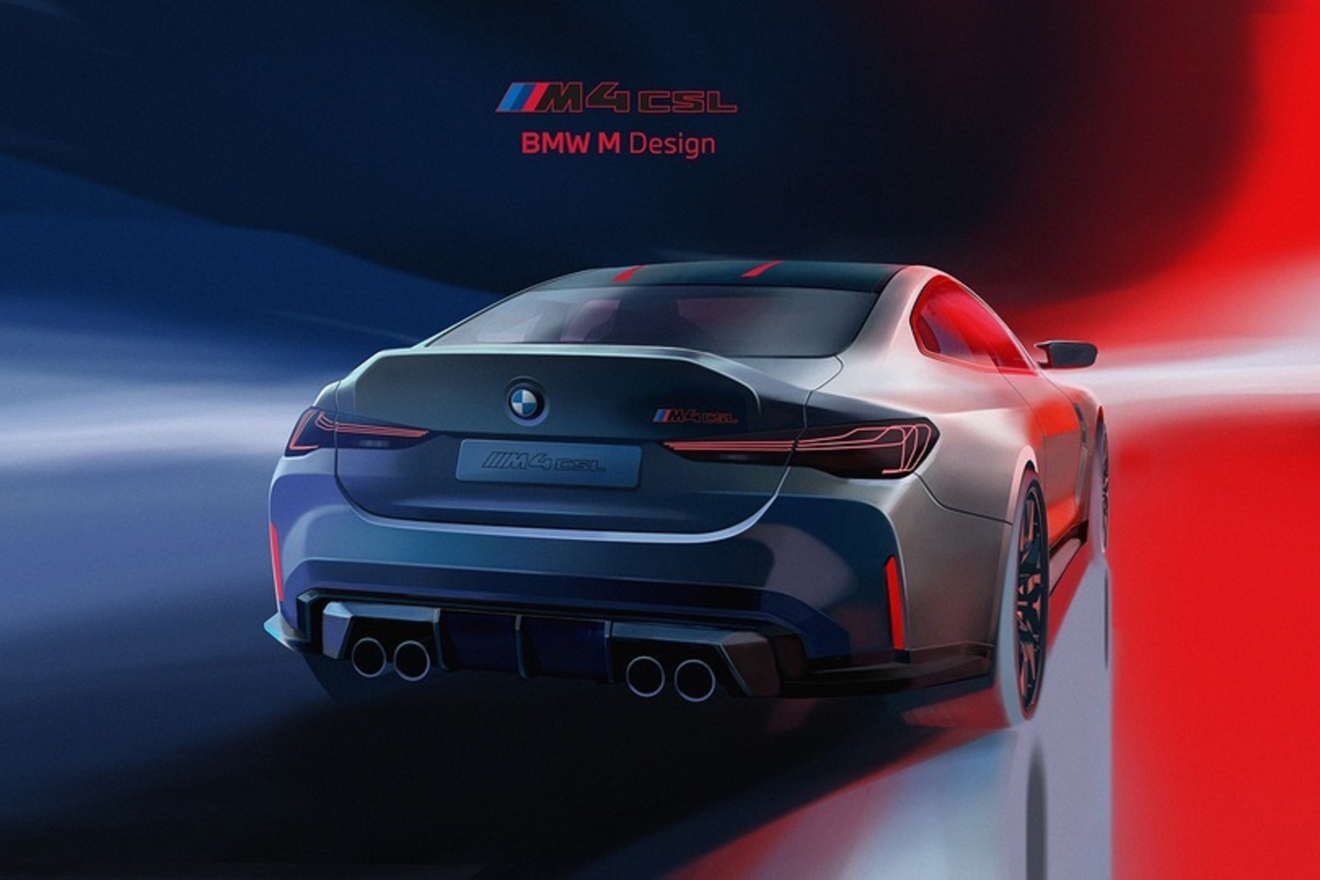 Download 2023 BMW M4 CSL - Design Sketch HD Wallpaper 1920x1280 #148