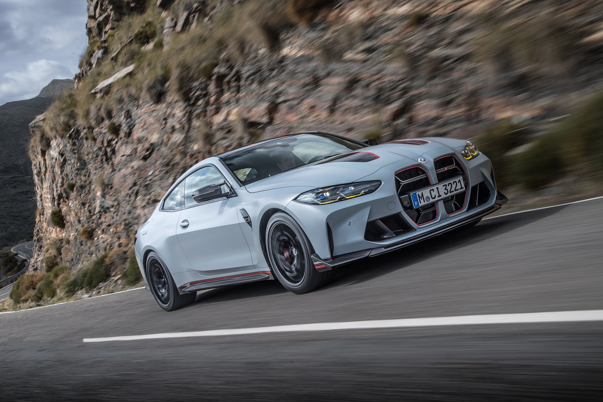Download 2023 BMW M4 CSL - Front Three-Quarter HD Wallpaper 1920x1280 #1