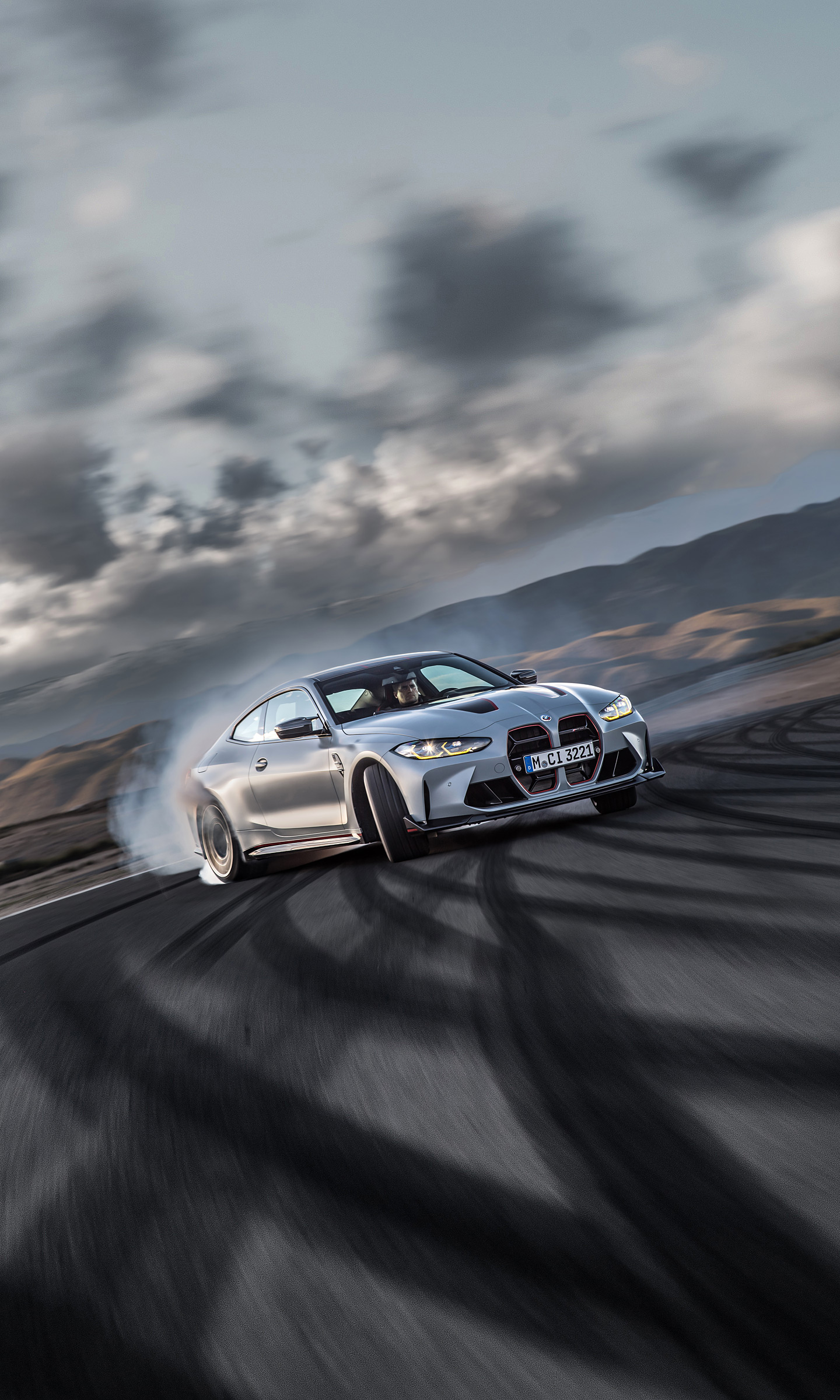 Download 2023 BMW M4 CSL - Front Three-Quarter HD Phone Wallpaper 1440x2400 #52