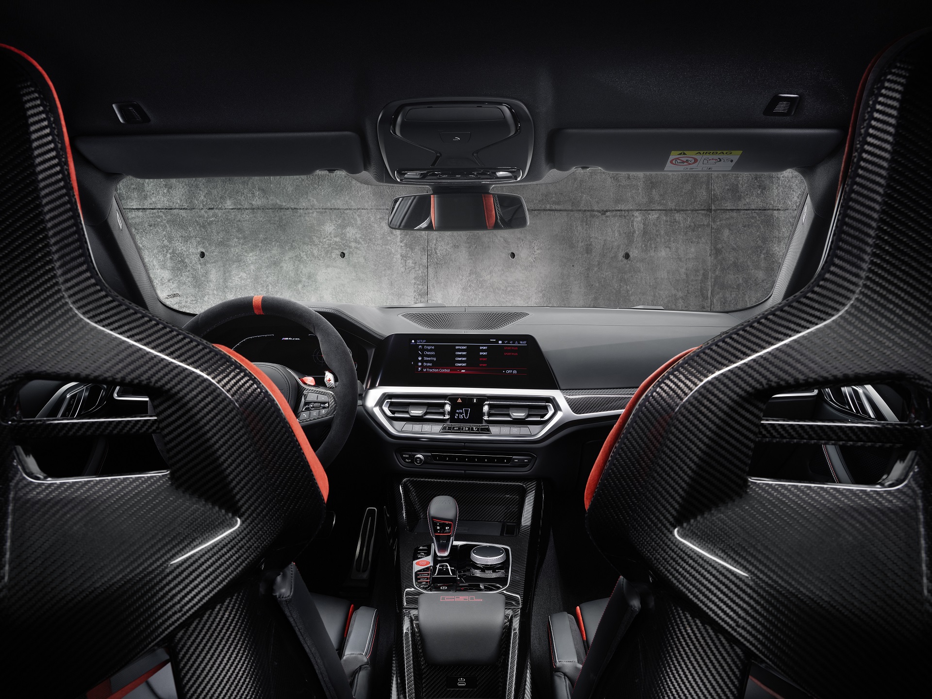Download 2023 BMW M4 CSL - Interior, Cockpit HD Wallpaper 1920x1440 #130