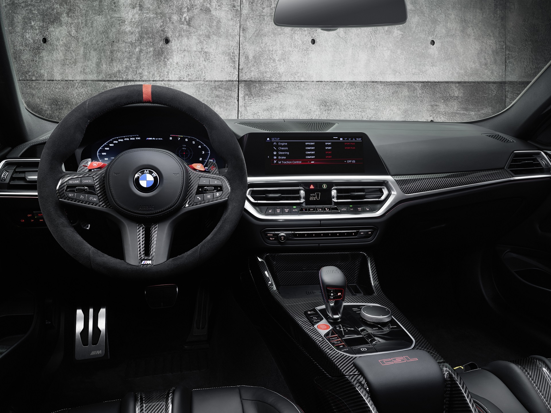Download 2023 BMW M4 CSL - Interior, Cockpit HD Wallpaper 1920x1440 #131