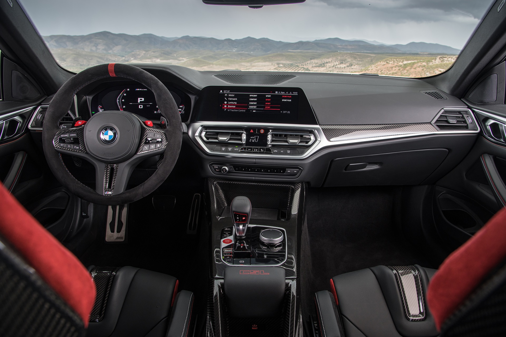 Download 2023 BMW M4 CSL - Interior, Cockpit HD Wallpaper 1920x1280 #132
