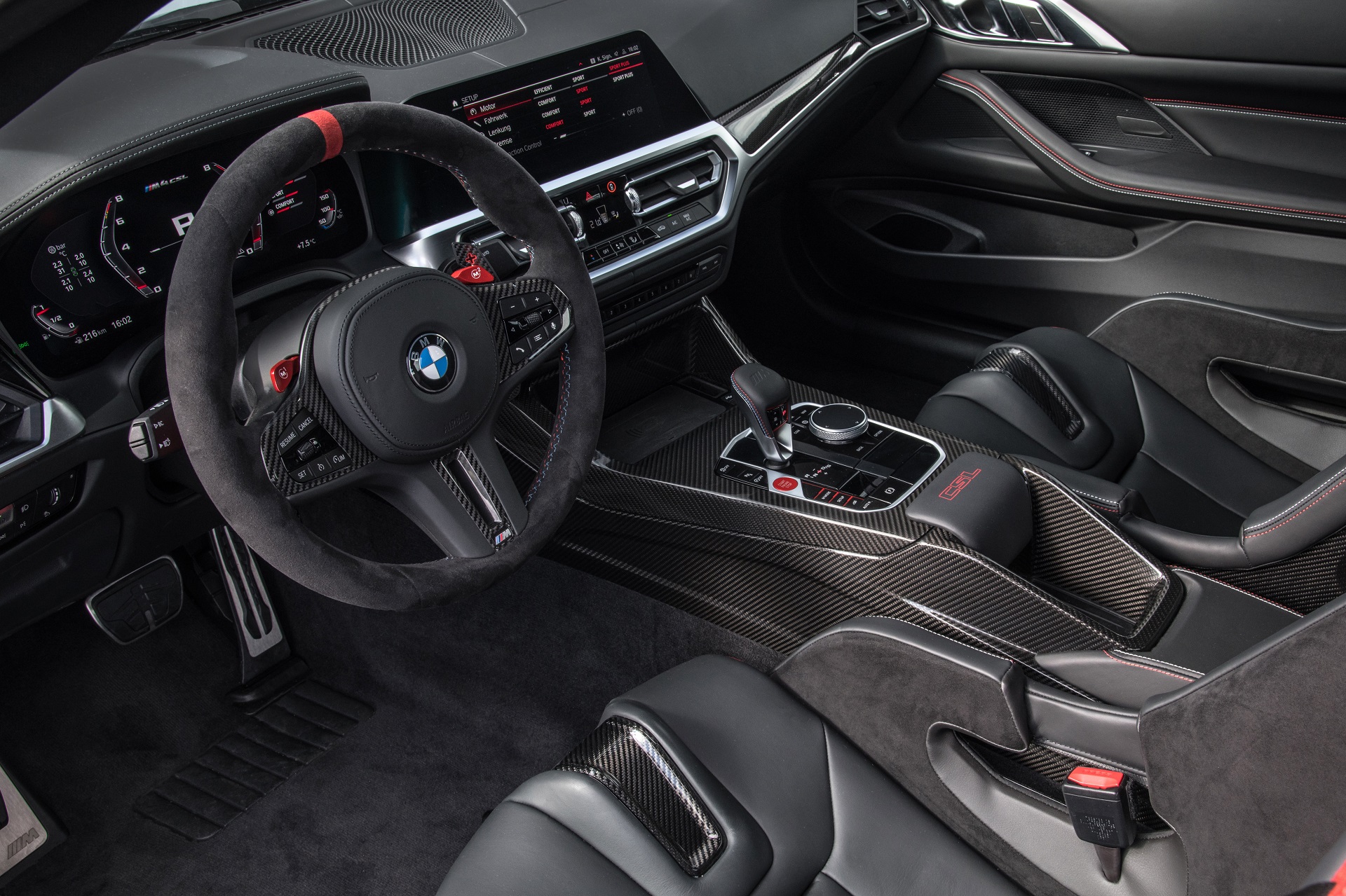 Download 2023 BMW M4 CSL - Interior HD Wallpaper 1920x1279 #129