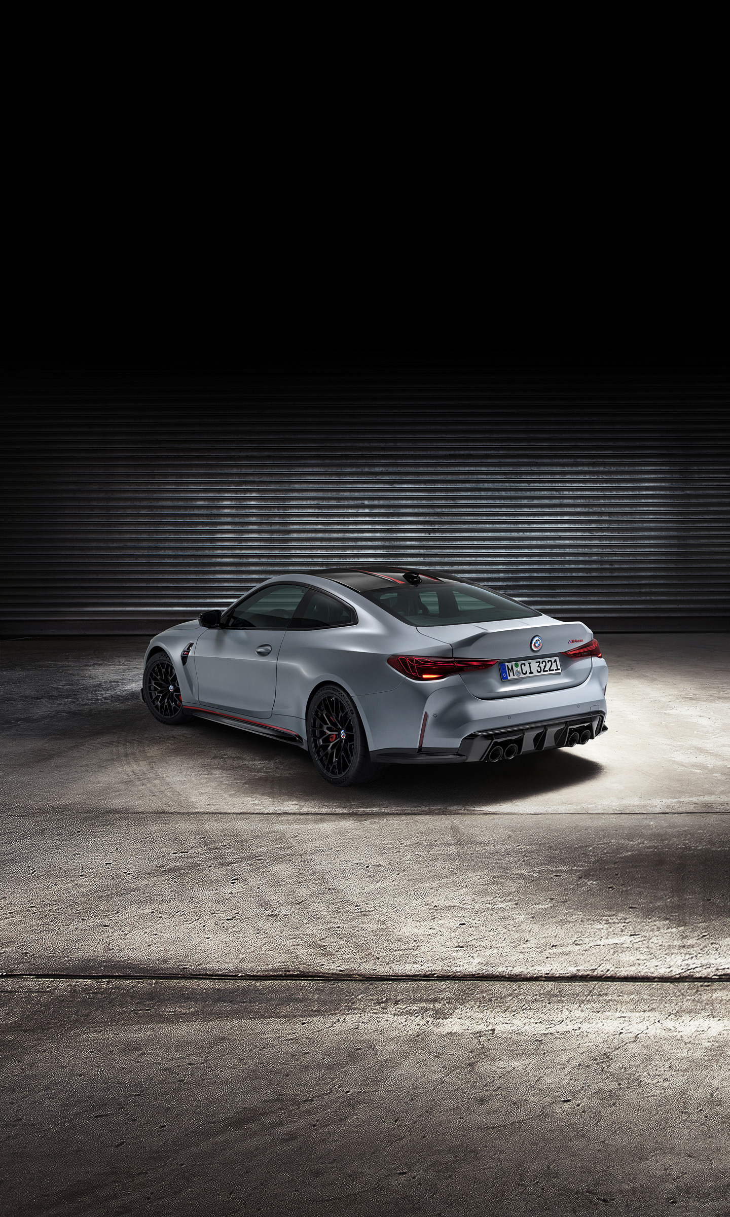 Download 2023 BMW M4 CSL - Rear Three-Quarter HD Phone Wallpaper 1440x2400 #104