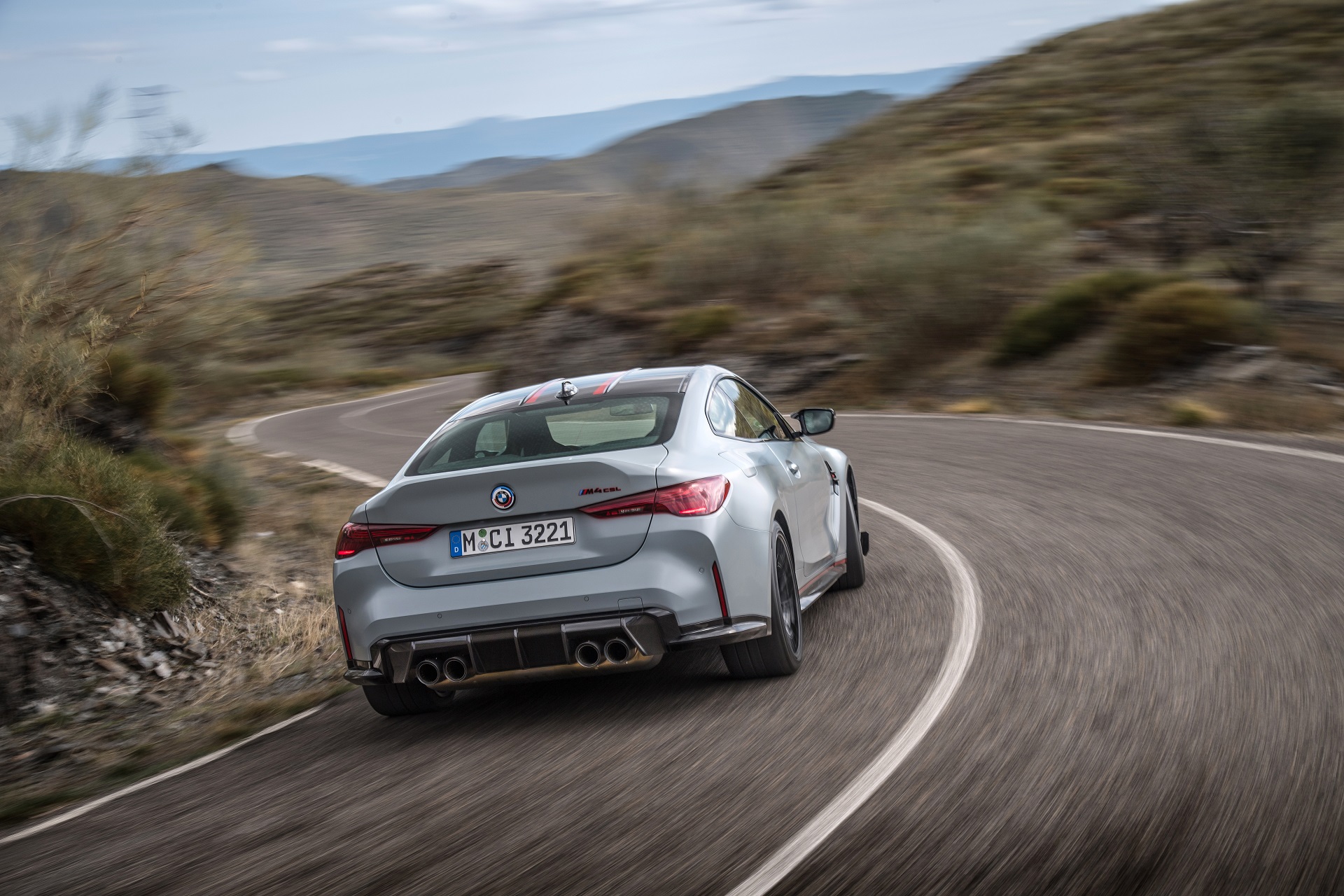 Download 2023 BMW M4 CSL - Rear HD Wallpaper 1920x1280 #10