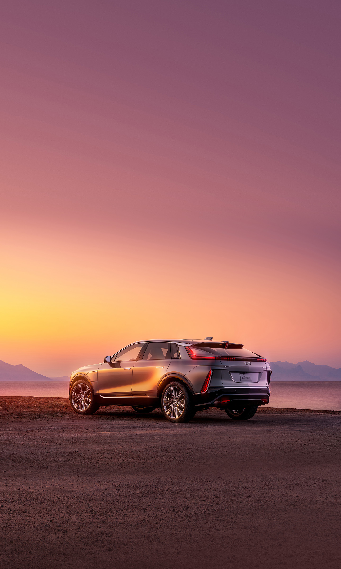 Download 2023 Cadillac Lyriq - Rear Three-Quarter HD Phone Wallpaper 1440x2400 #32