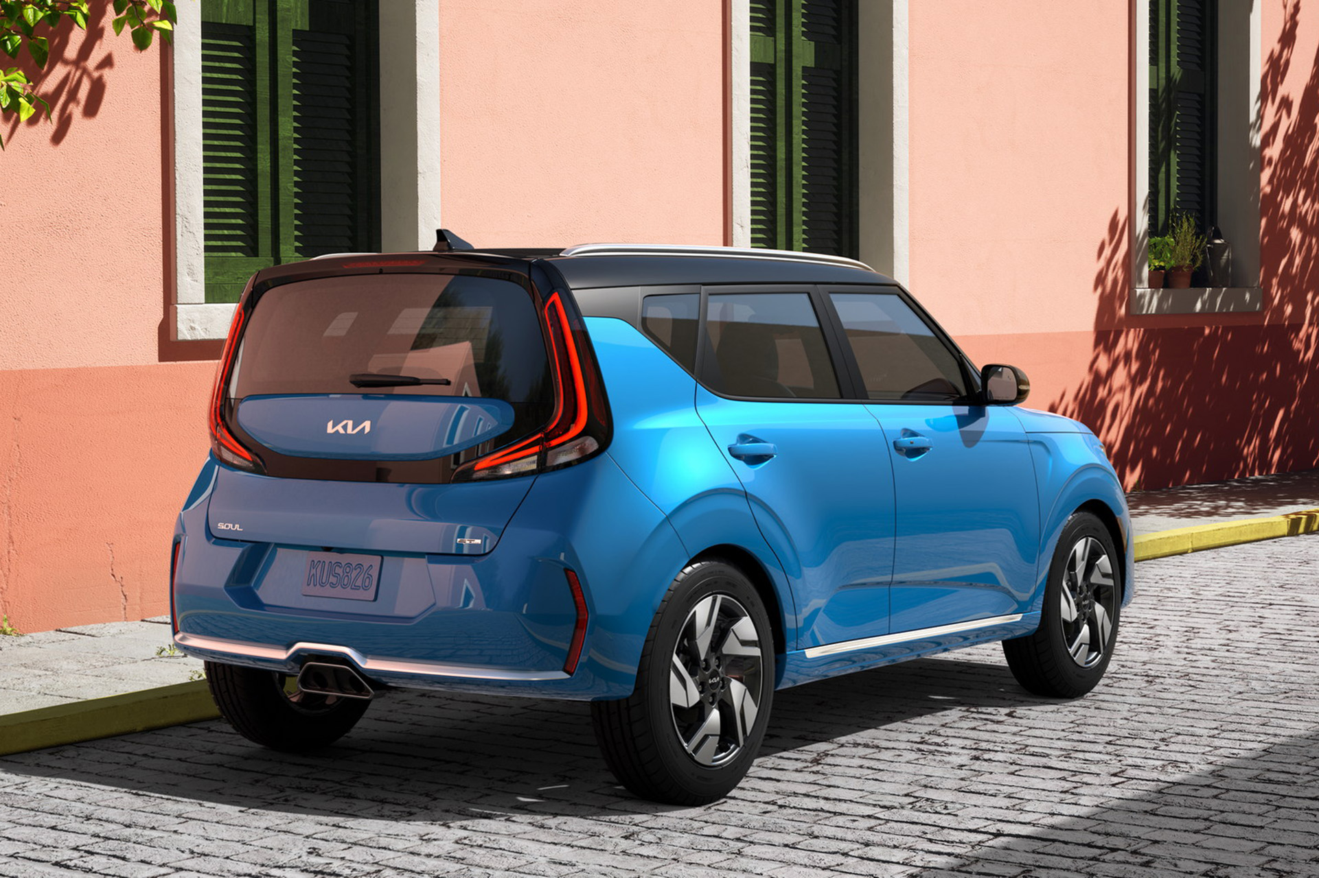 Download 2023 Kia Soul GT-Line - Rear Three-Quarter HD Wallpaper 1921x1280 #4