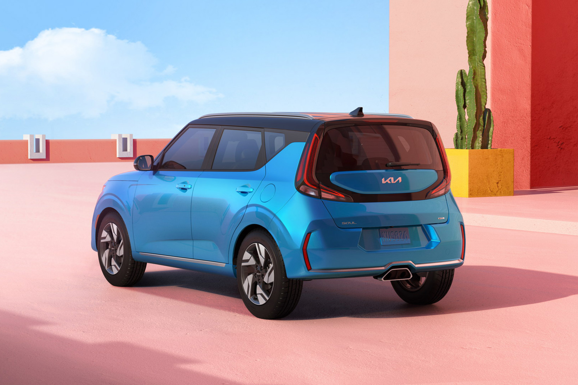 Download 2023 Kia Soul GT-Line - Rear Three-Quarter HD Wallpaper 1921x1281 #9