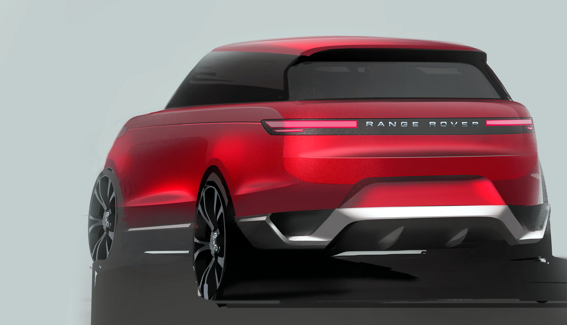 Download 2023 Land Rover Range Rover Sport - Design Sketch HD Wallpaper 1921x1102 #89