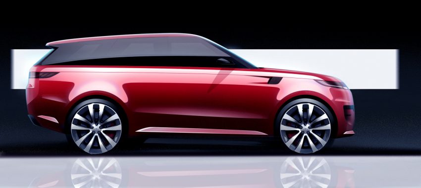 2023 Land Rover Range Rover Sport - Design Sketch Wallpaper 850x381 #90