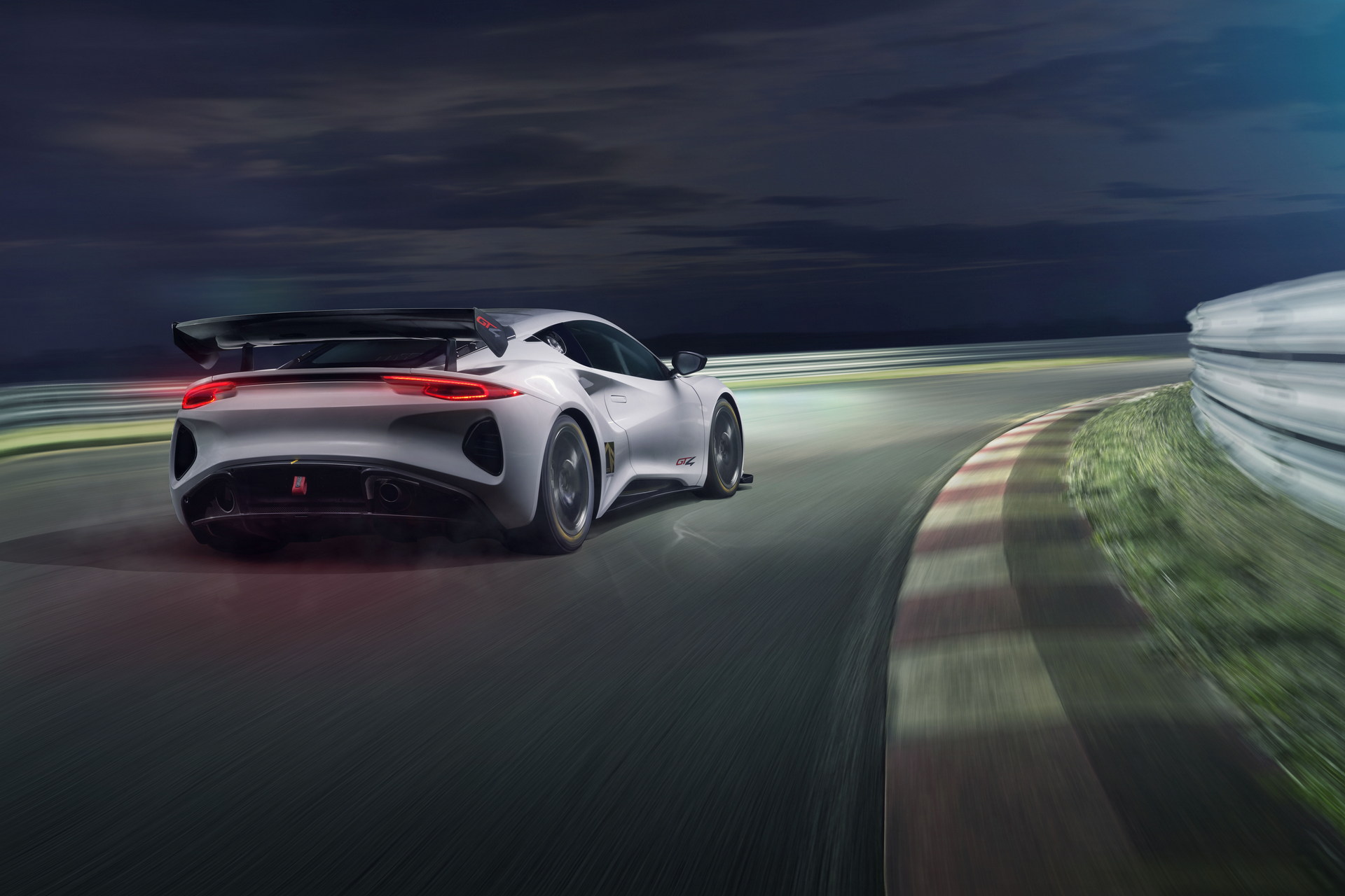 Download 2023 Lotus Emira GT4 - Rear Three-Quarter HD Wallpaper 1920x1280 #21