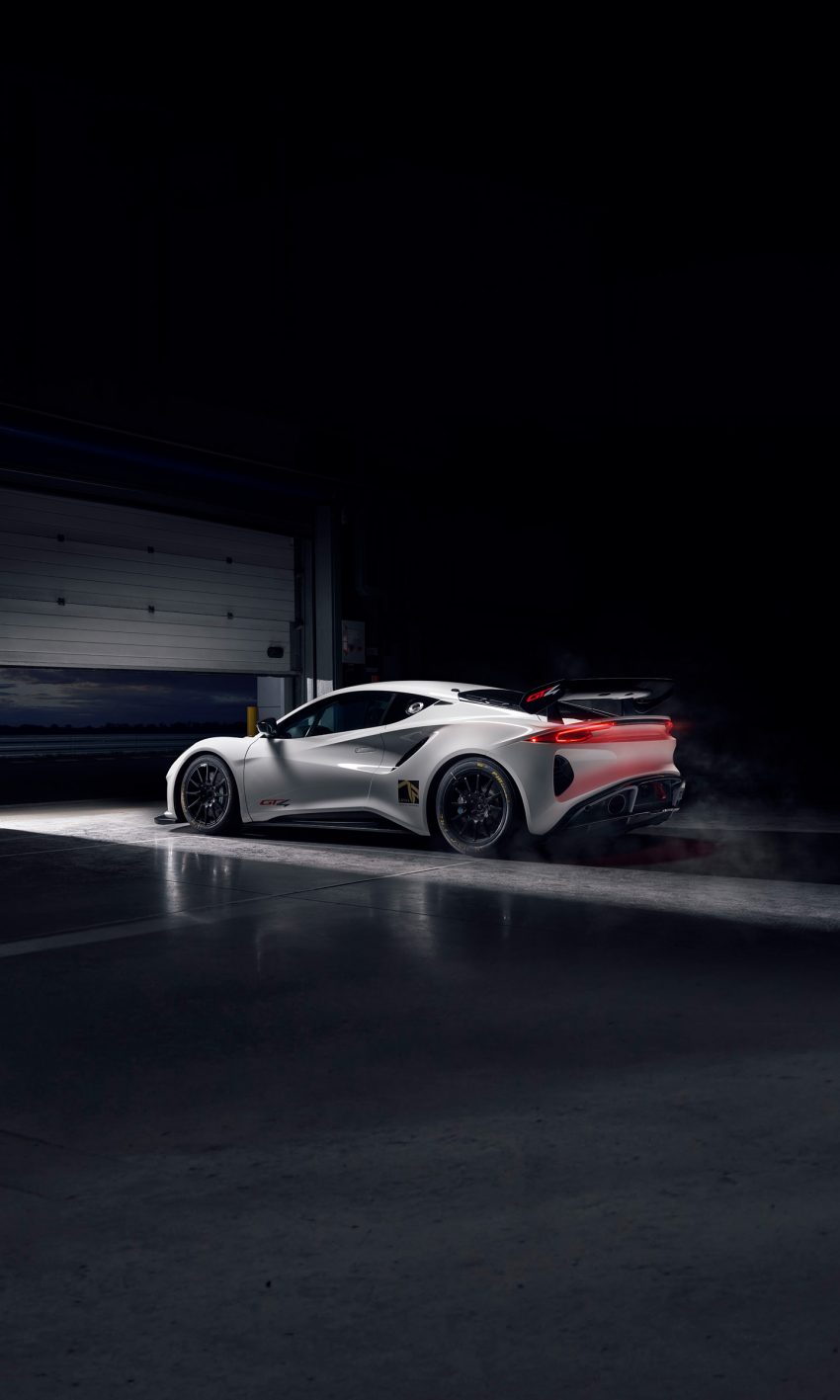 2023 Lotus Emira GT4 - Rear Three-Quarter Phone Wallpaper 850x1417 #28