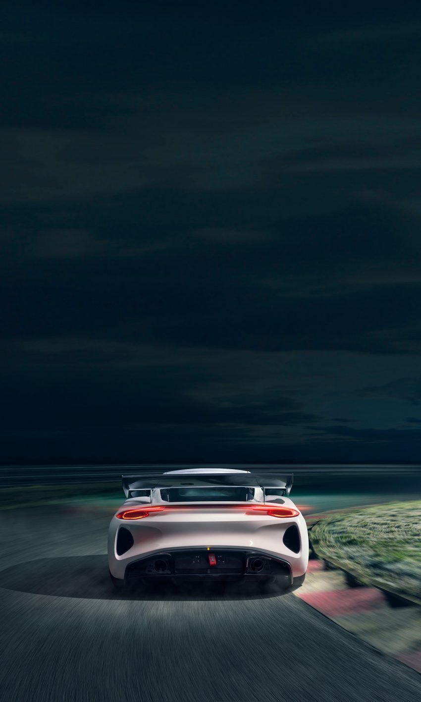 2023 Lotus Emira GT4 - Rear Phone Wallpaper 850x1417 #24