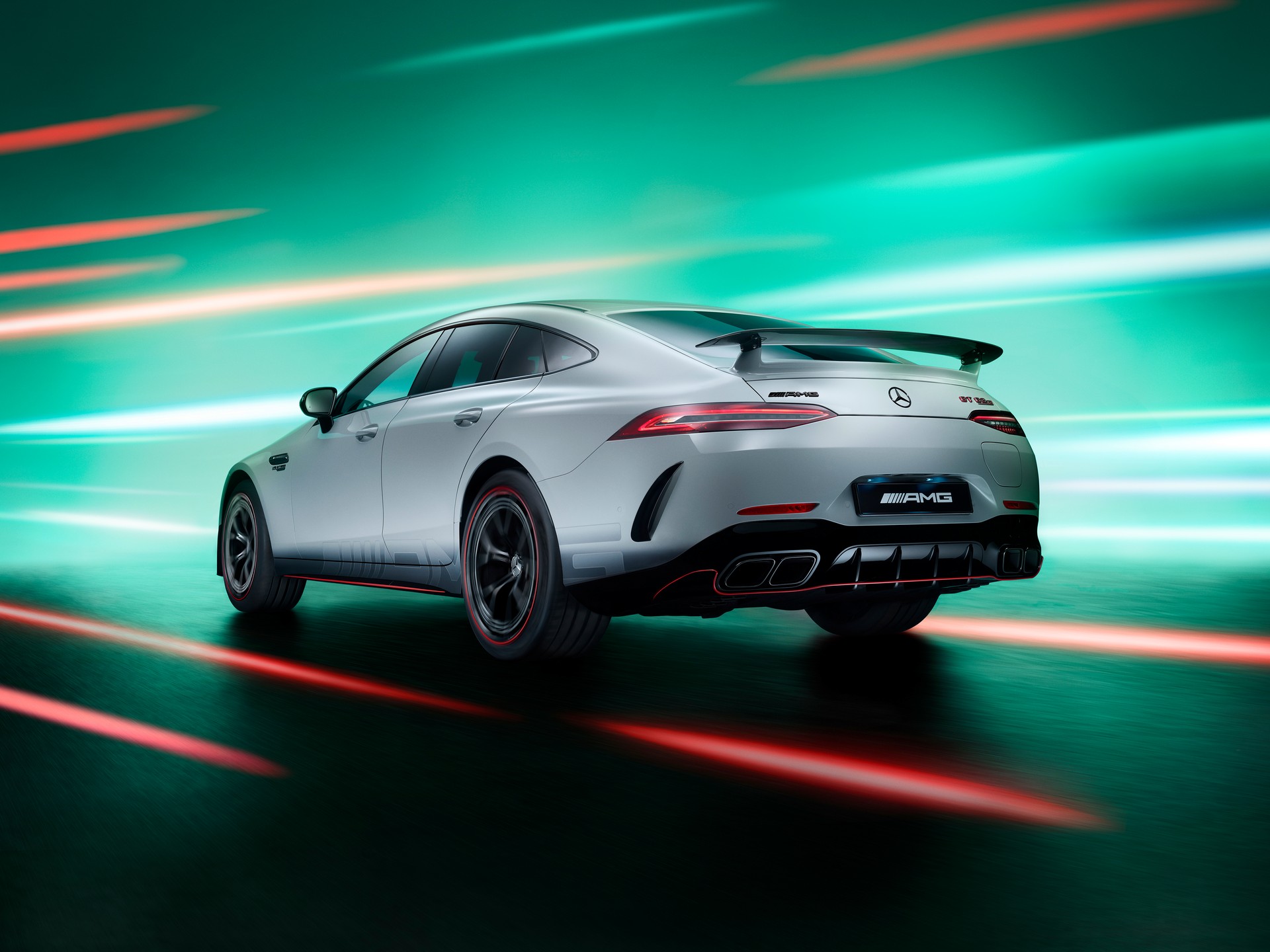 Download 2023 Mercedes-AMG GT 63 S E Performance F1 Edition - Rear Three-Quarter HD Wallpaper 1920x1440 #3