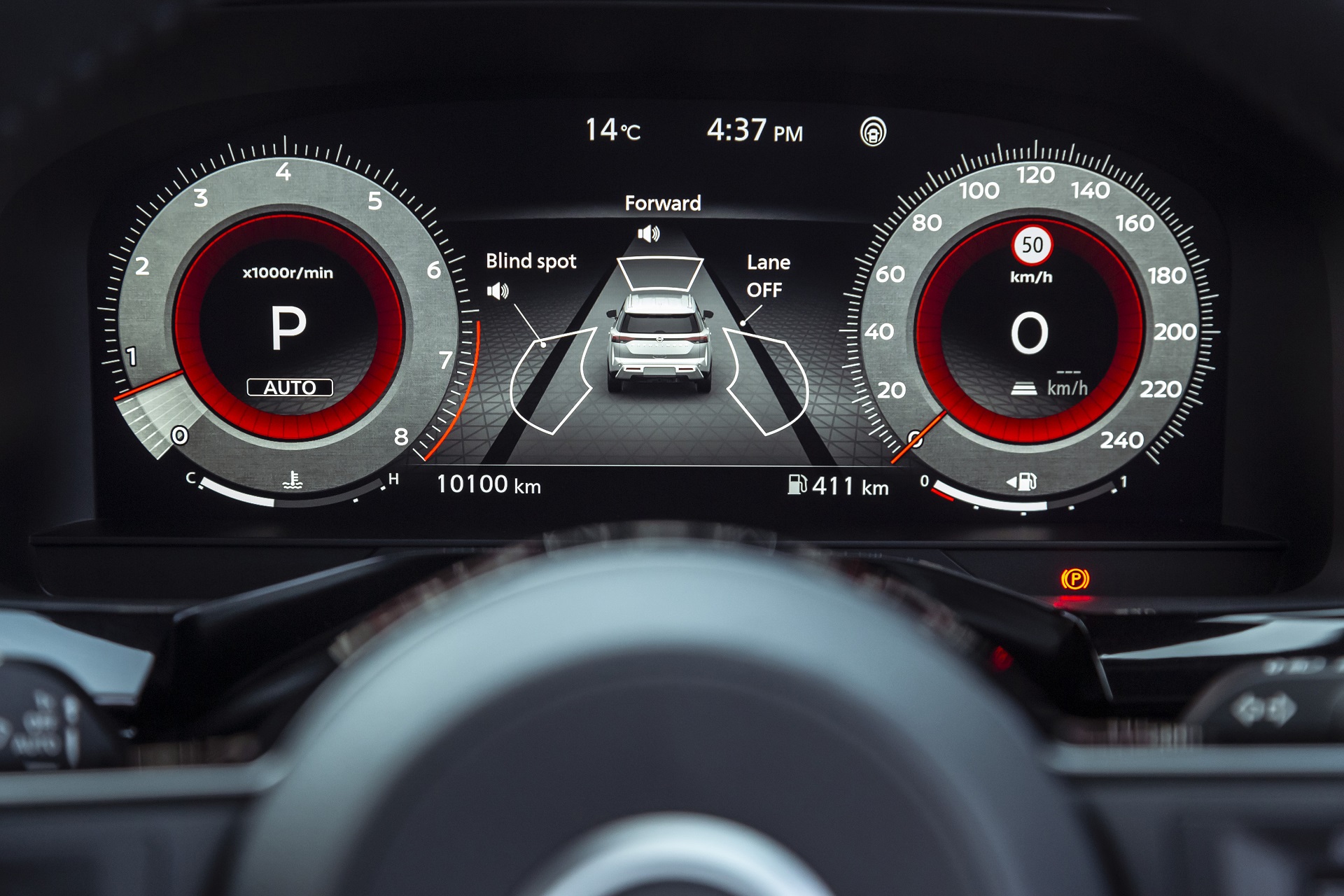 Download 2023 Nissan Pathfinder - AU version - Digital Instrument Cluster HD Wallpaper 1920x1280 #29