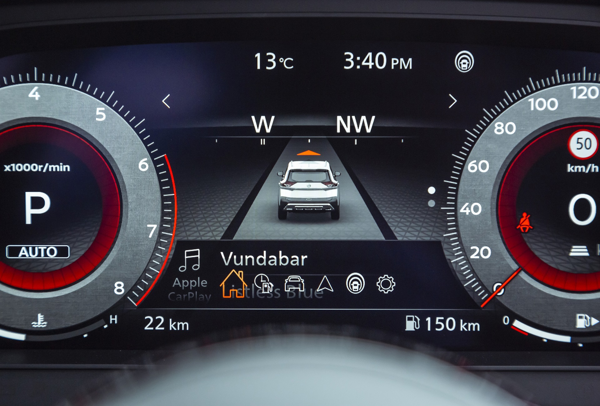 Download 2023 Nissan X-Trail - AU version - Digital Instrument Cluster HD Wallpaper 1920x1301 #31