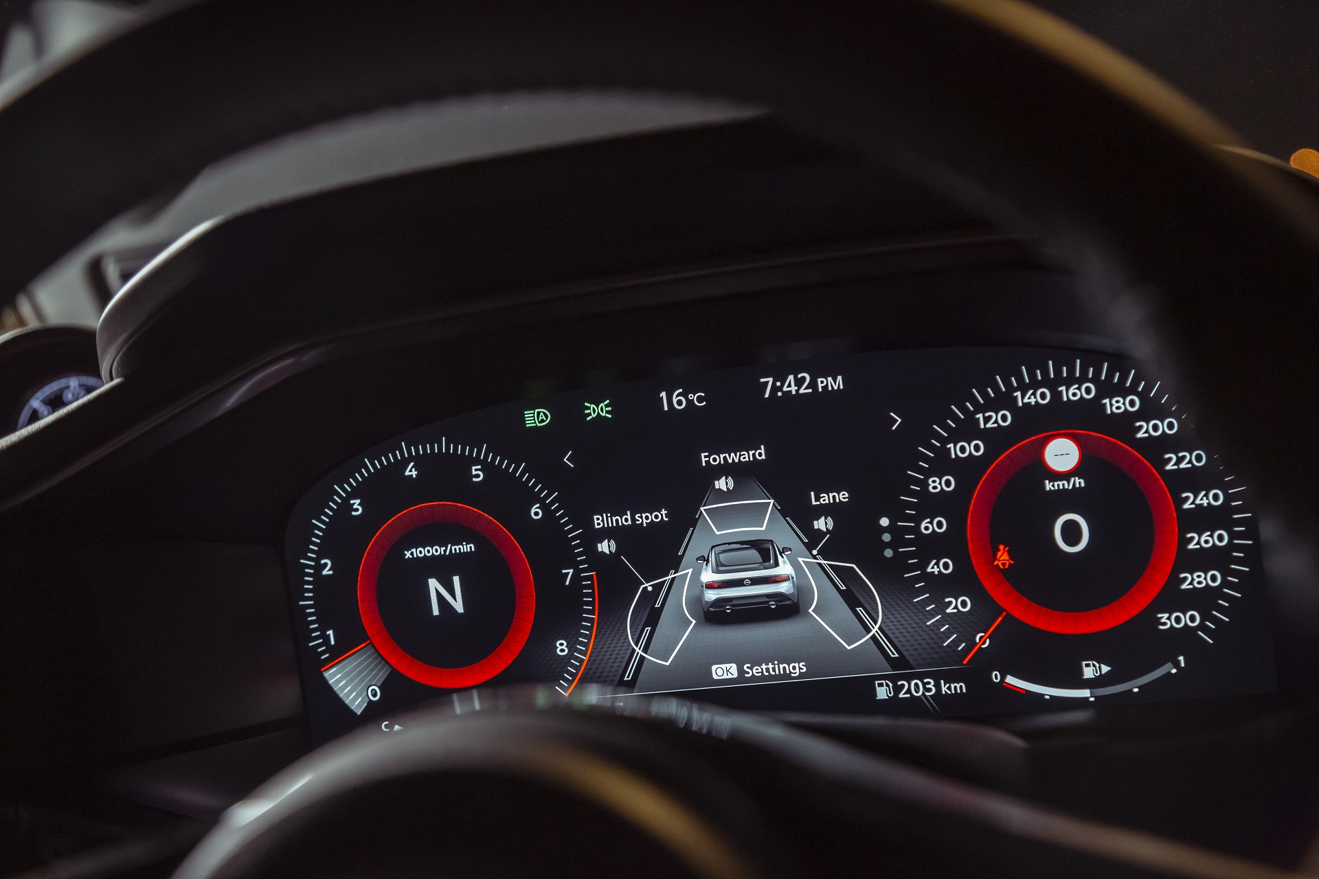 Download 2023 Nissan Z - AU version - Instrument Cluster HD Wallpaper 1920x1280 #28