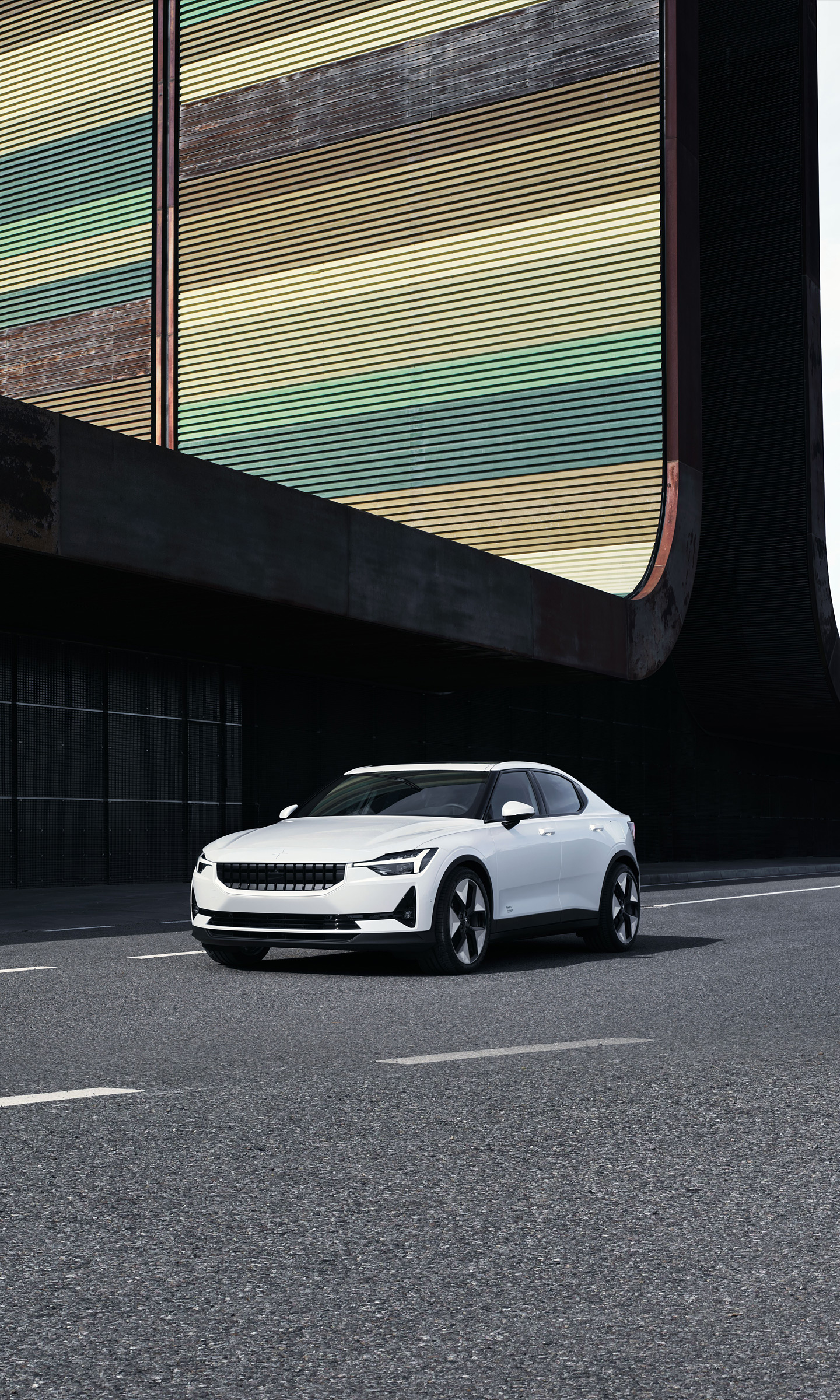 Download 2023 Polestar 2 - Front Three-Quarter HD Phone Wallpaper 1440x2400 #22