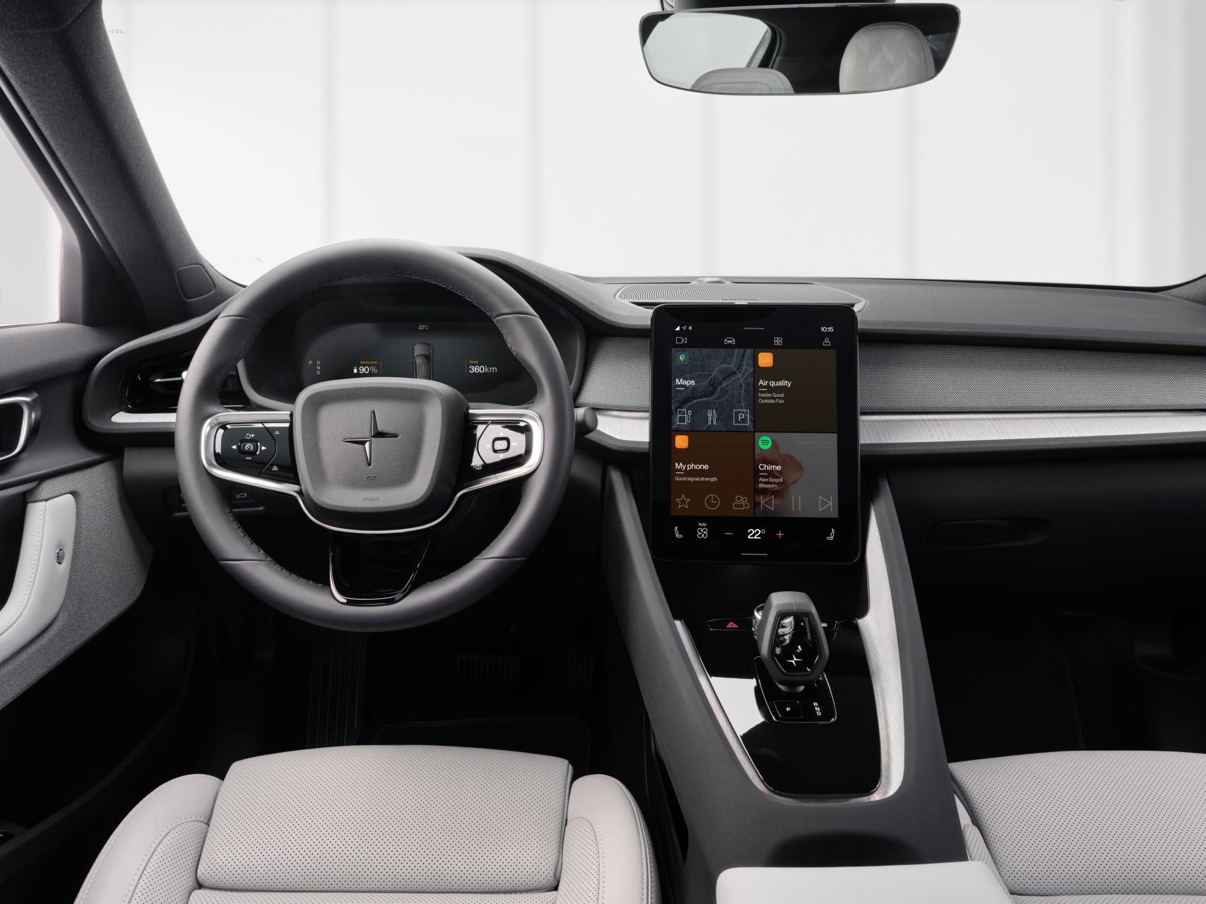 Download 2023 Polestar 2 - Interior, Cockpit HD Wallpaper 1707x1280 #56