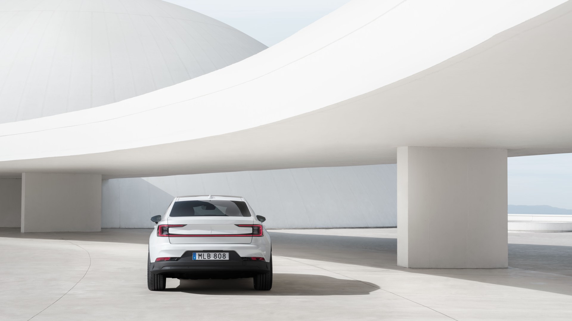 Download 2023 Polestar 2 - Rear HD Wallpaper 1920x1080 #33