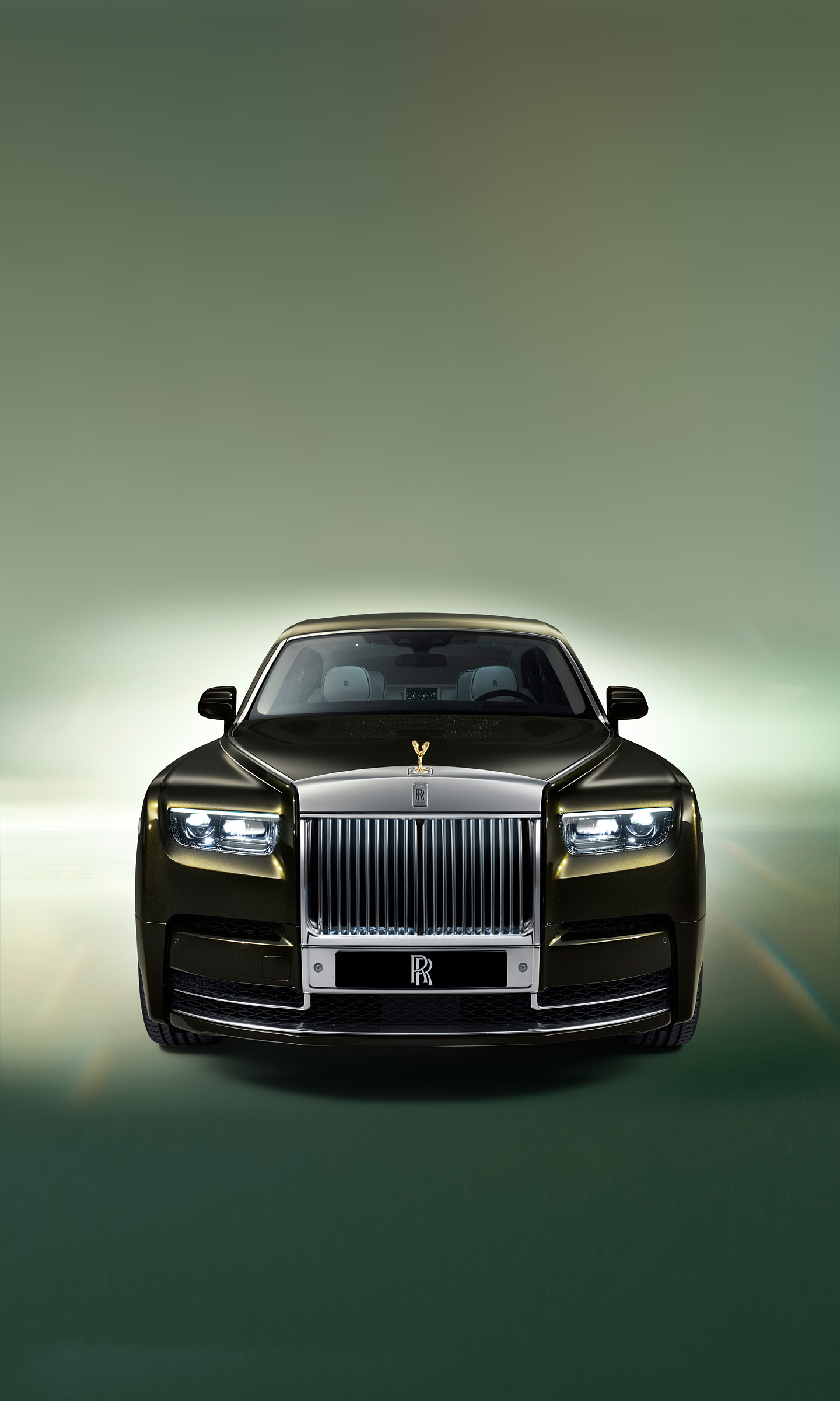 Download 2023 Rolls-Royce Phantom Series II - Front HD Phone Wallpaper 1440x2400 #56