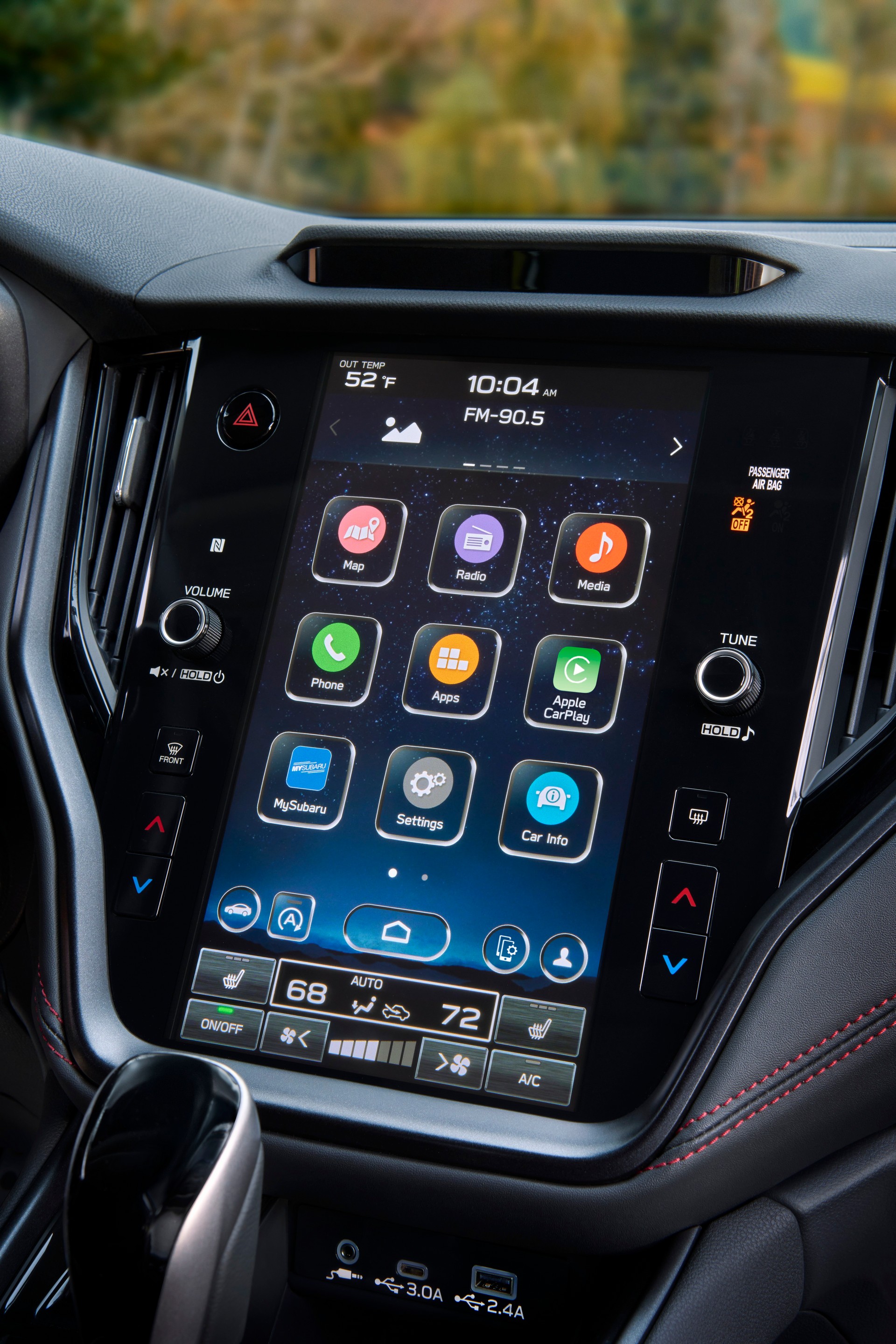 Download 2023 Subaru Legacy - Central Console HD Phone Wallpaper 1920x2880 #16