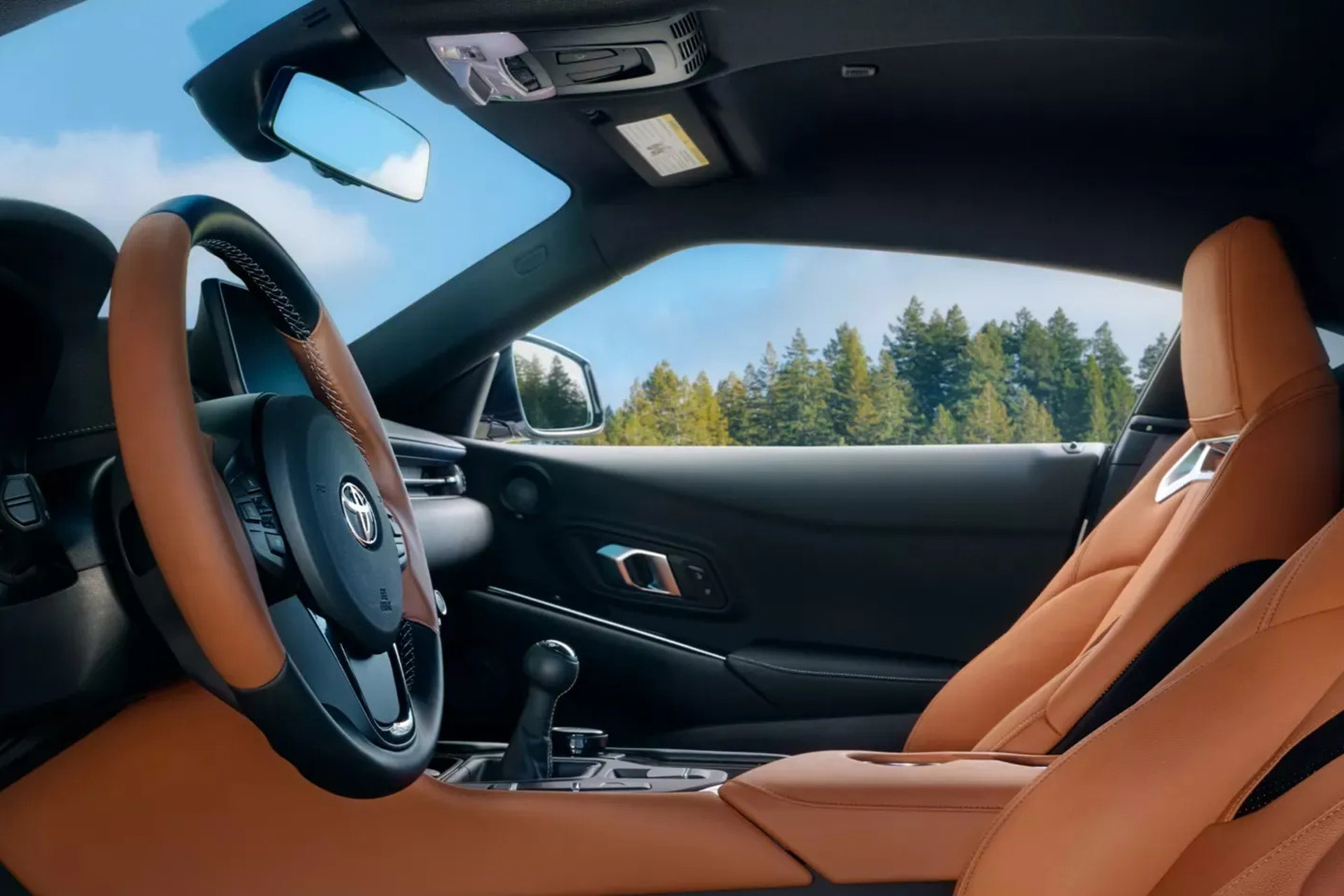 Download 2023 Toyota GR Supra MT - Interior HD Wallpaper 1920x1280 #7