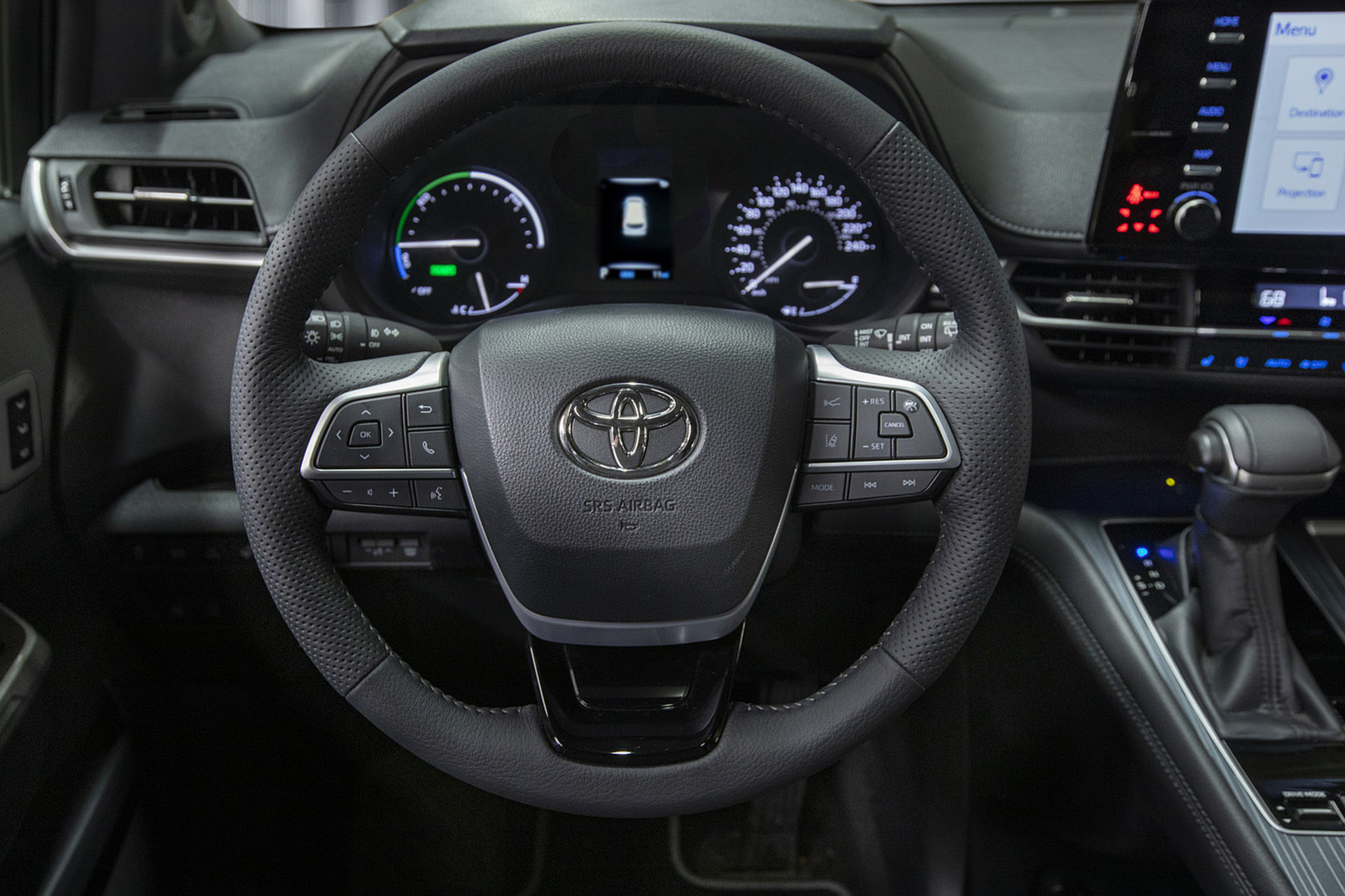 Download 2023 Toyota Sienna 25th Anniversary Edition - Interior, Steering Wheel HD Wallpaper 1921x1280 #19