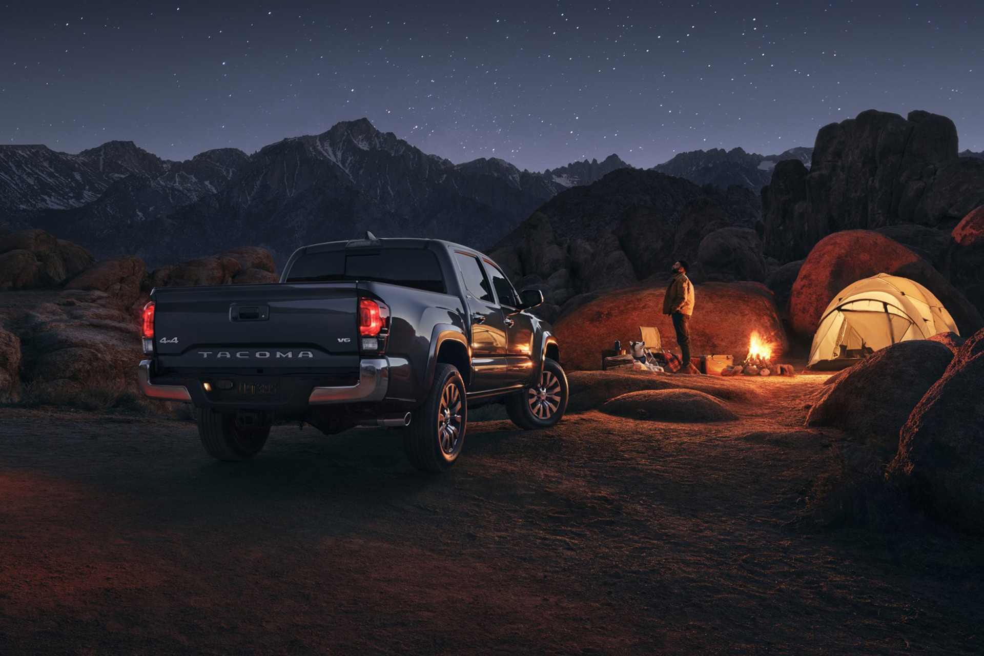 Download 2023 Toyota Tacoma Chrome Package - Rear HD Wallpaper 1920x1280 #3