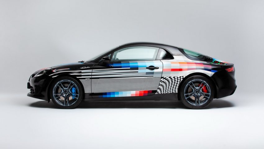 2021 Alpine A110 by Felipe Pantone - Side Wallpaper 850x480 #7