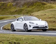2022 Alpine A110 - UK version - Front Three-Quarter Wallpaper 190x150